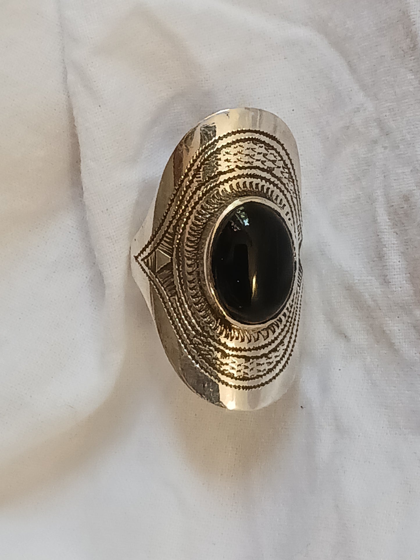 Bague touareg en argent massif