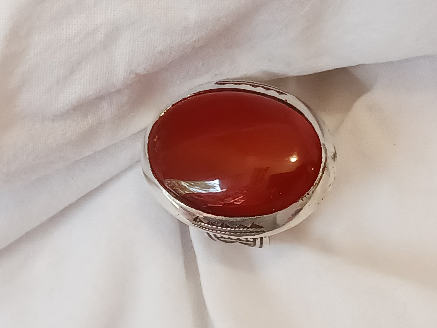 Bague touareg en argent massif
