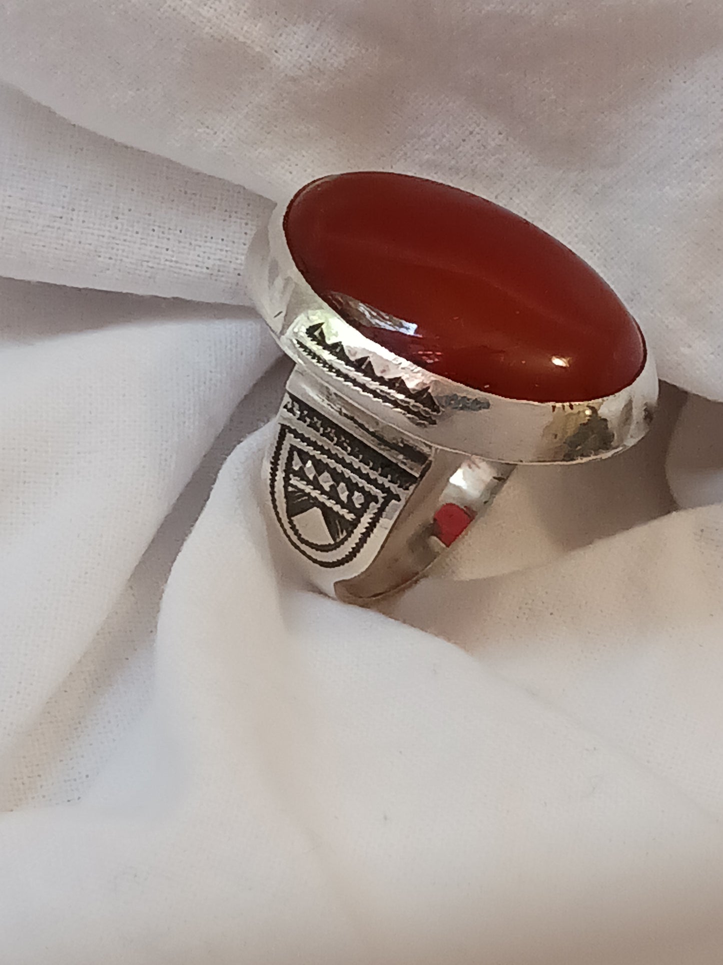 Bague touareg en argent massif