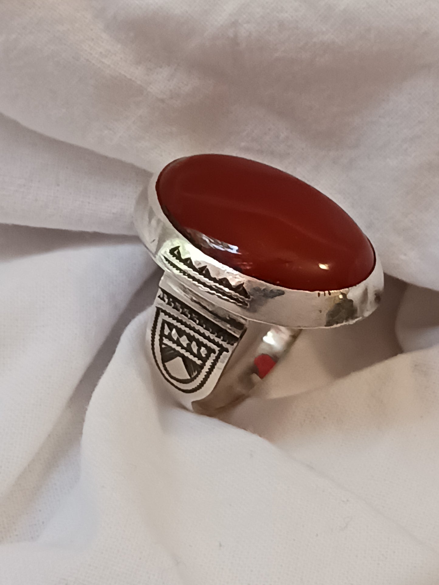 Bague touareg en argent massif