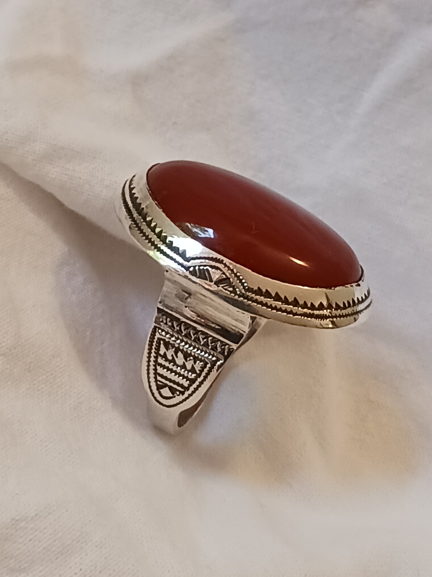 Bague touareg en argent massif
