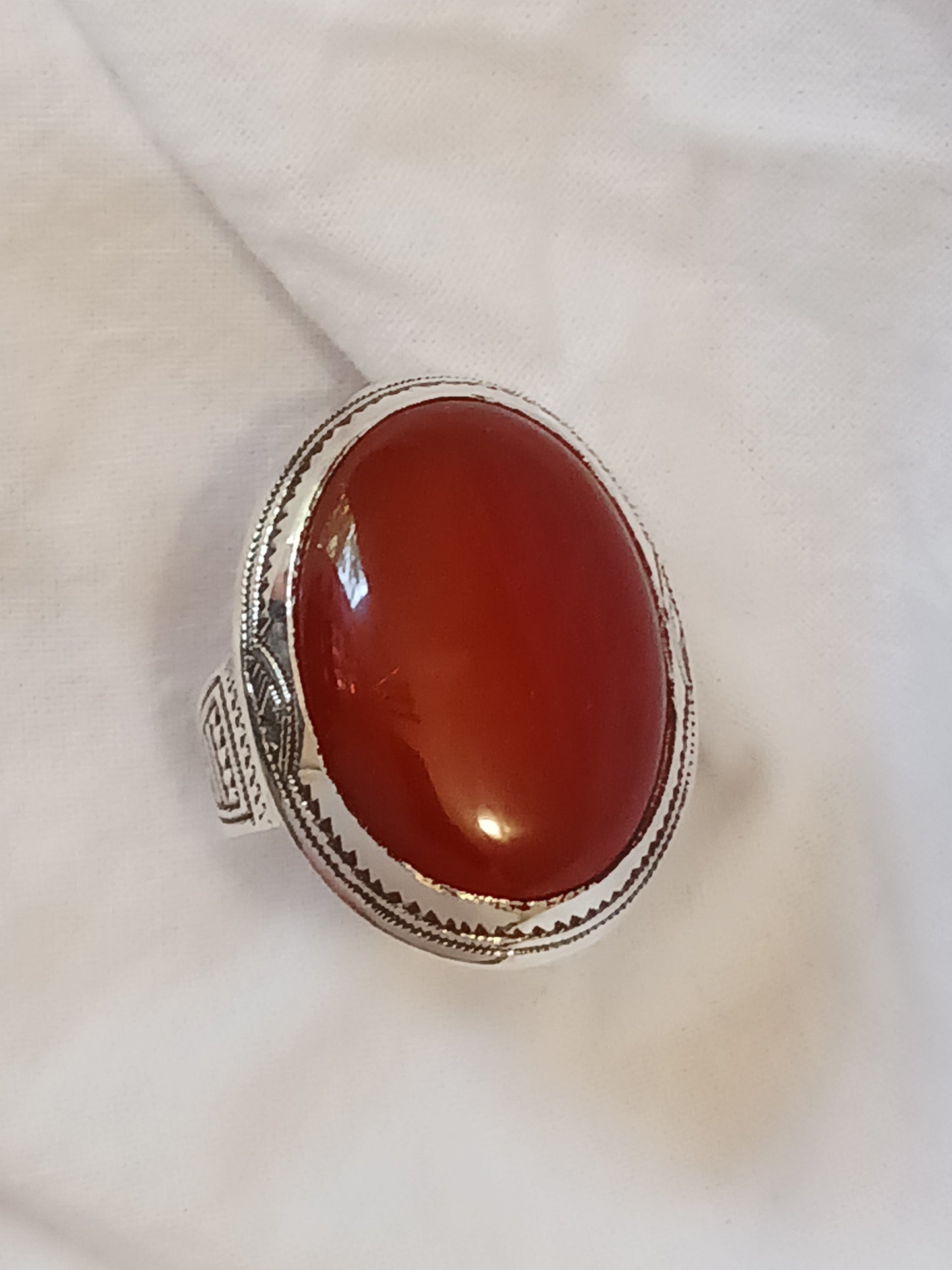 Bague touareg en argent massif