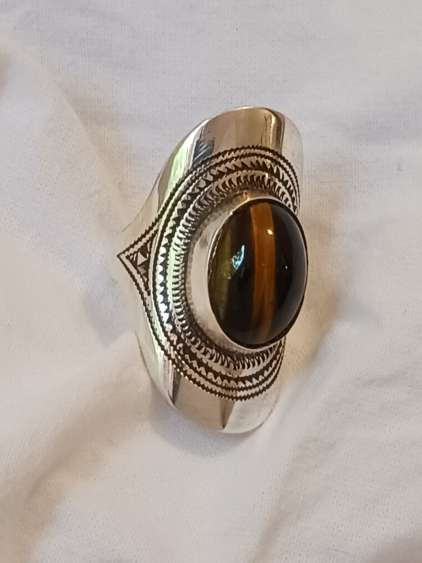 Bague touareg en argent massif
