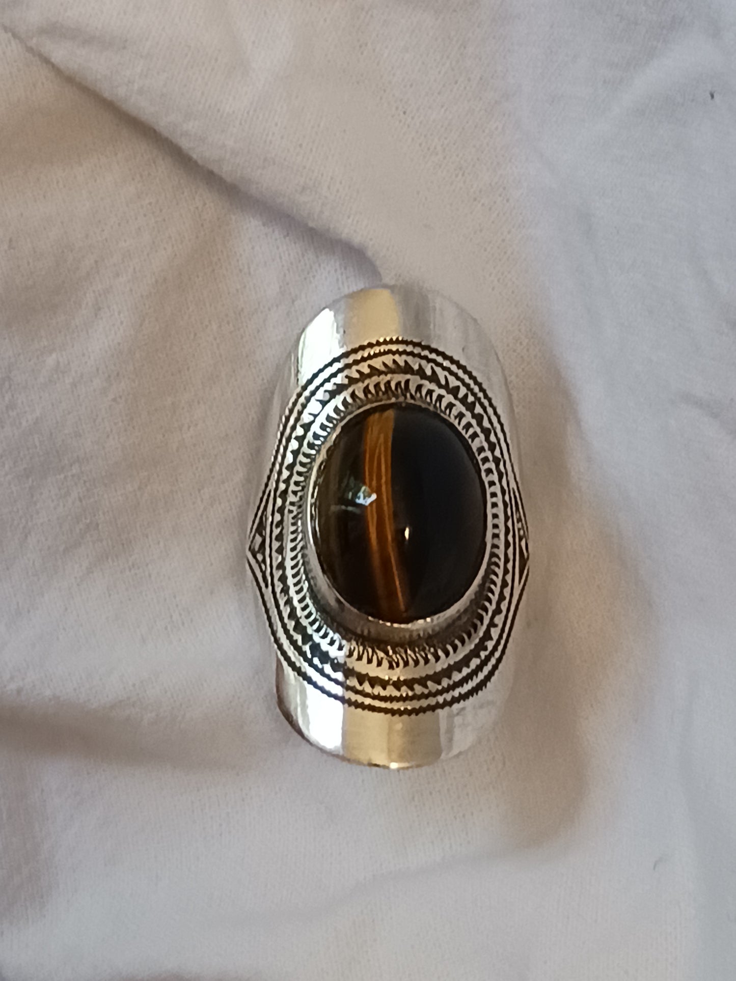 Bague touareg en argent massif