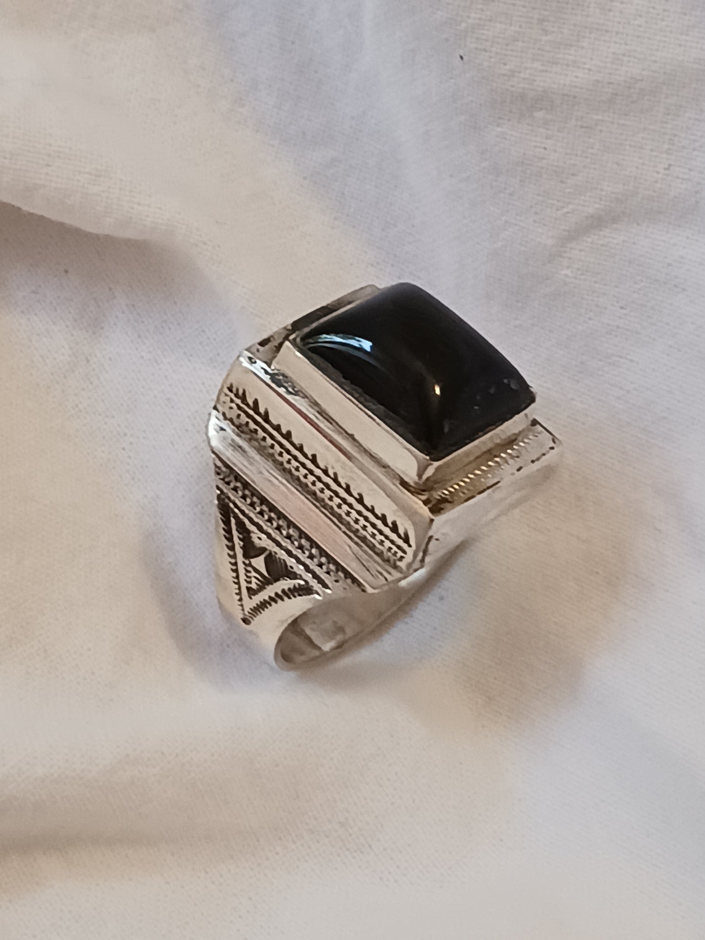 Bague touareg en argent massif
