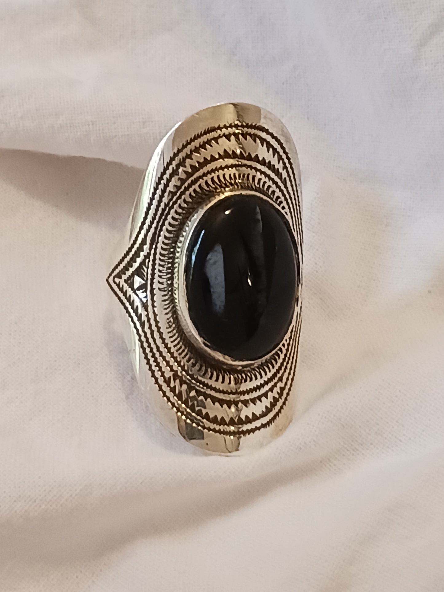 Bague touareg en argent massif