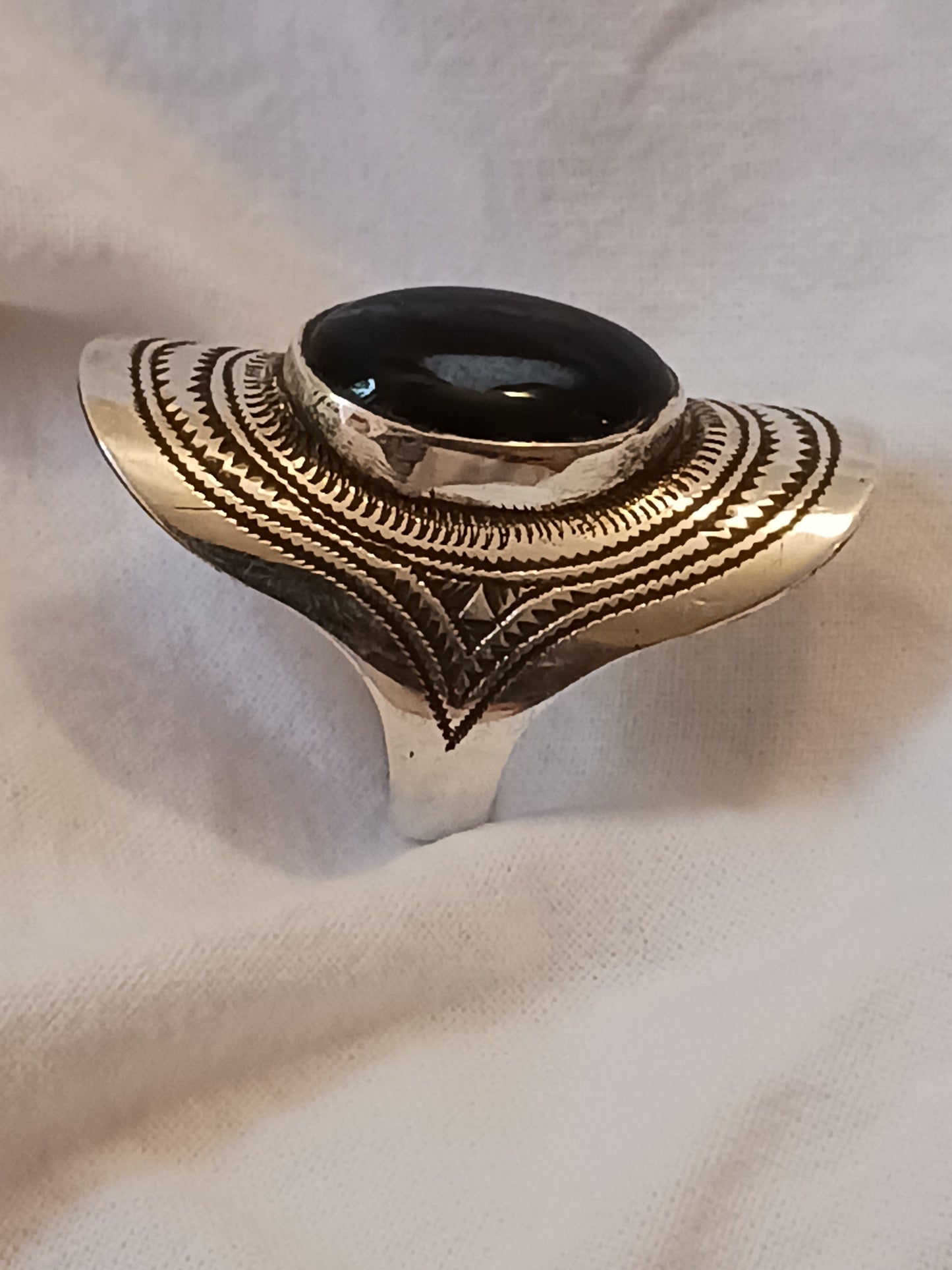 Bague touareg en argent massif
