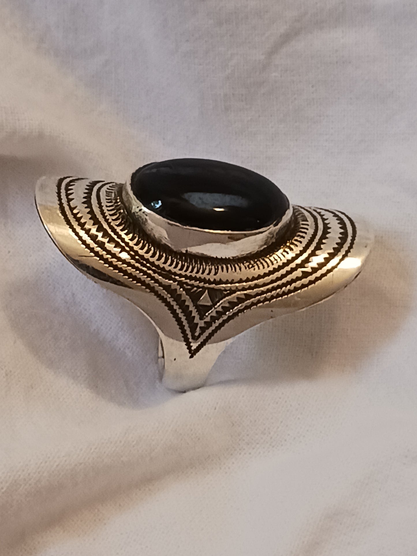 Bague touareg en argent massif