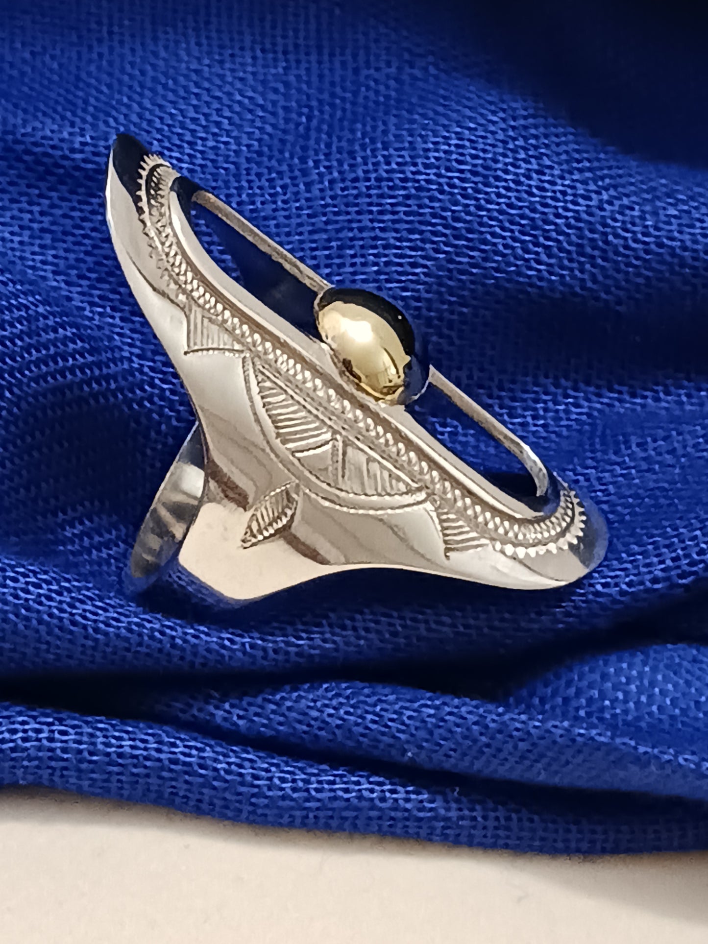 Bague touareg en argent massif