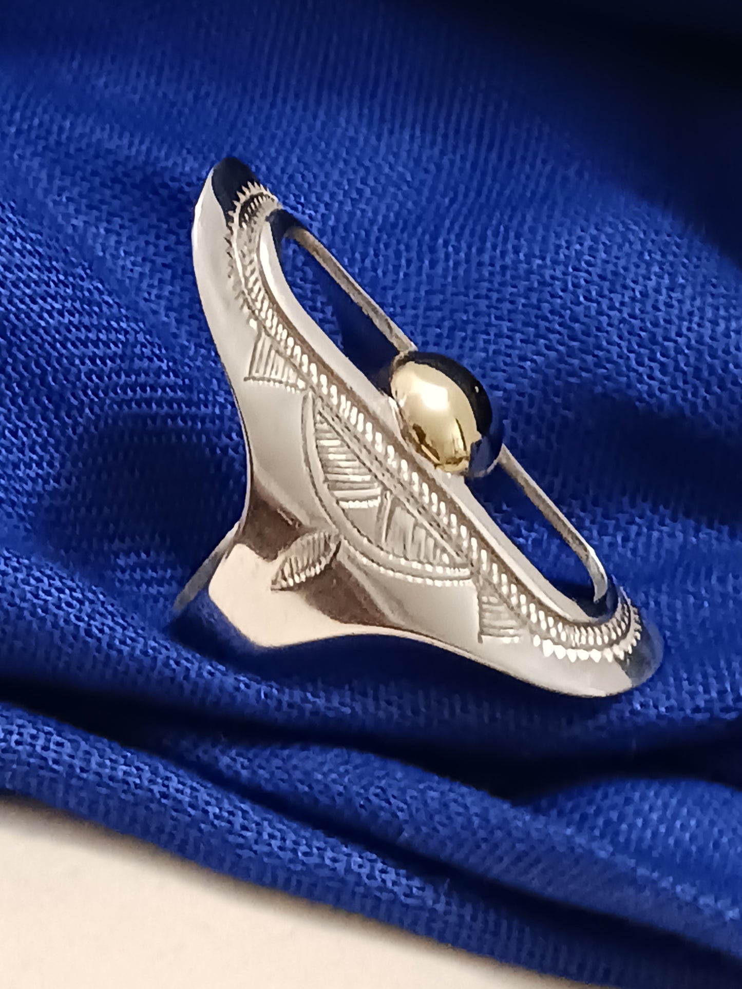 Bague touareg en argent massif