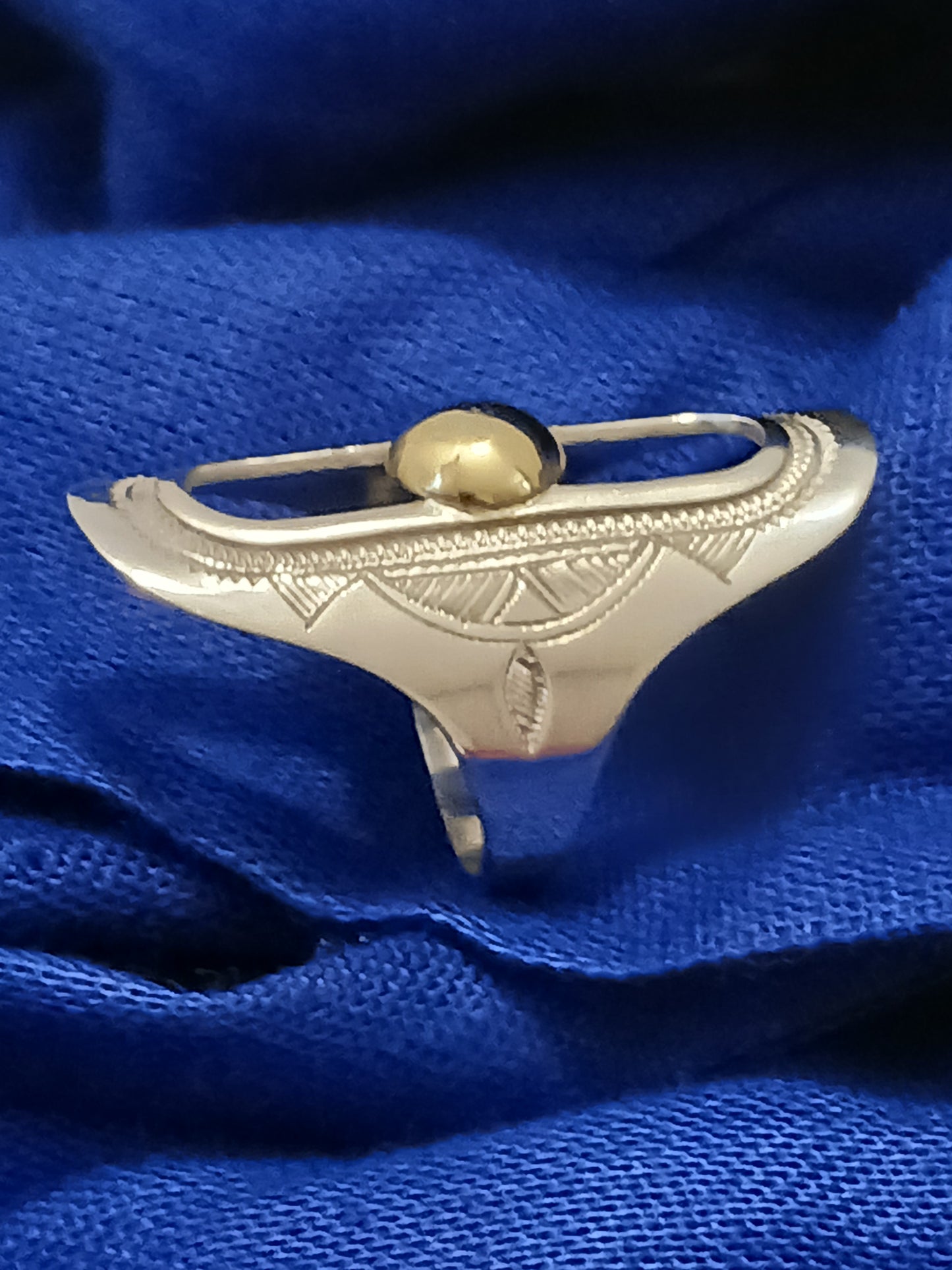 Bague touareg en argent massif