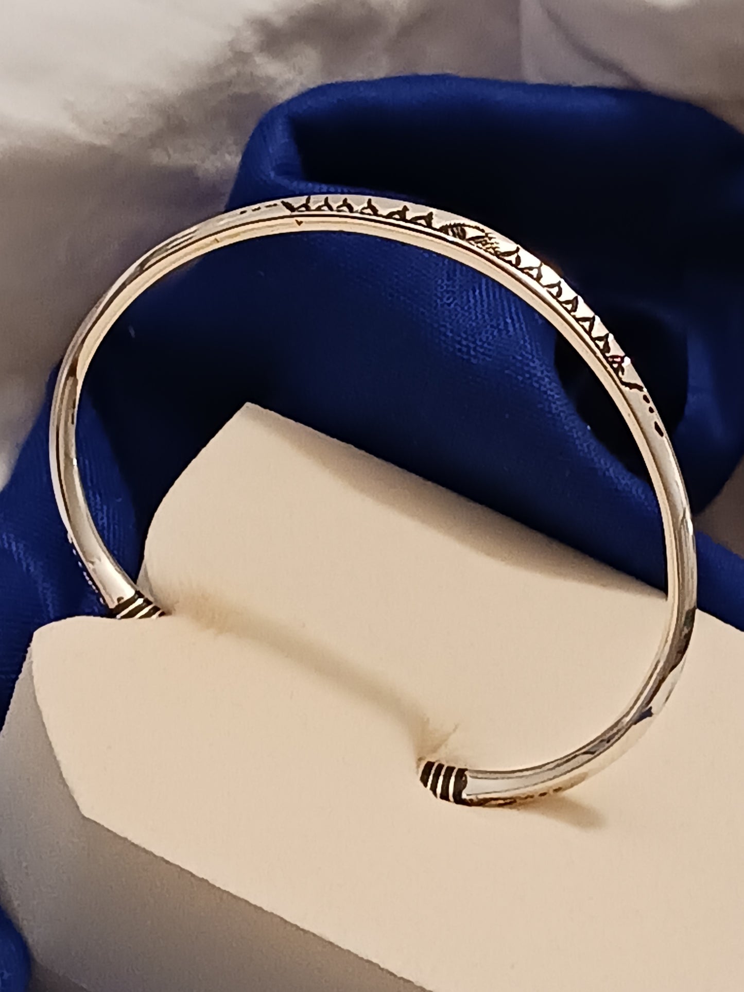 Bracelet en argent massif
