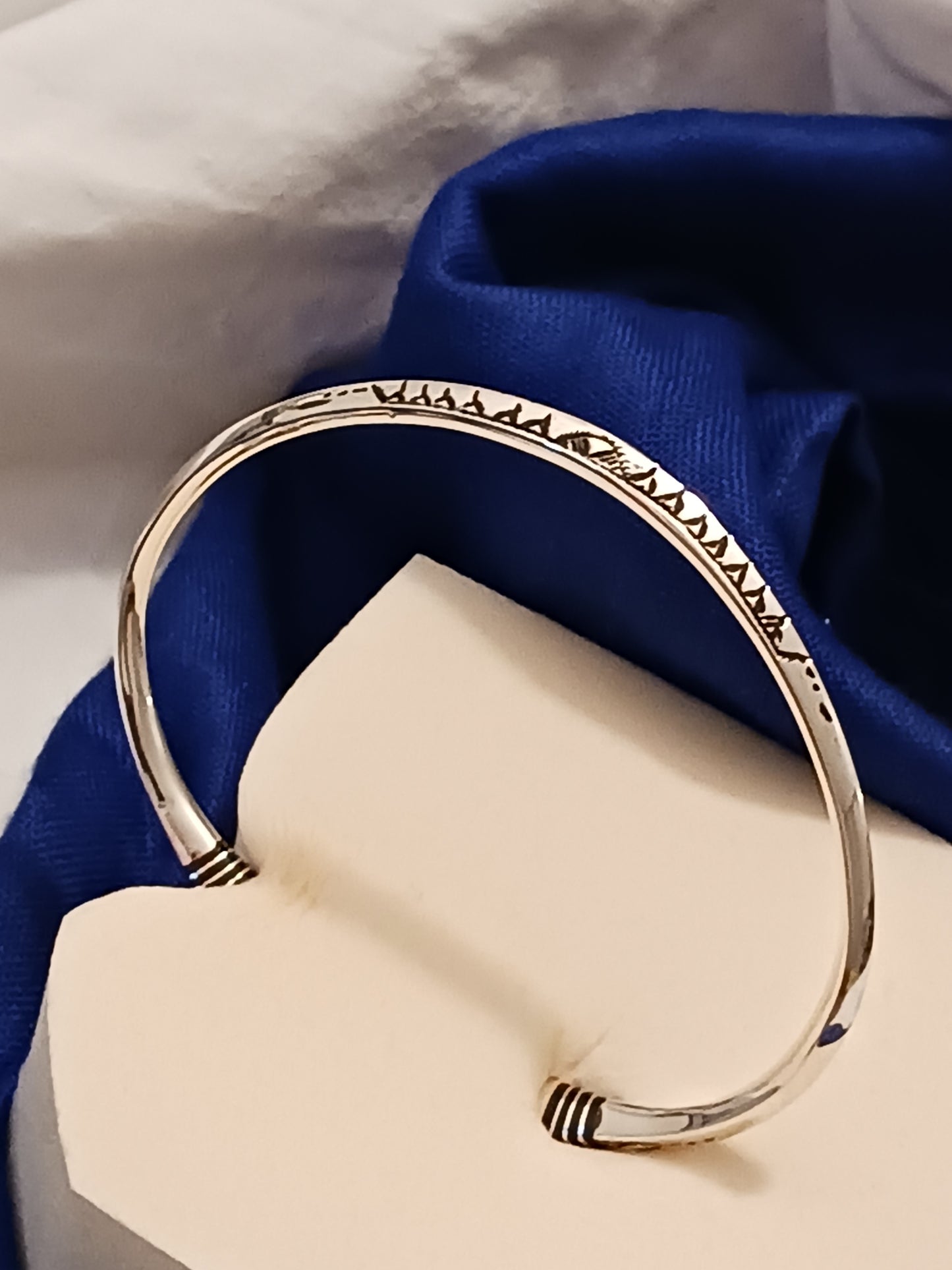 Bracelet en argent massif