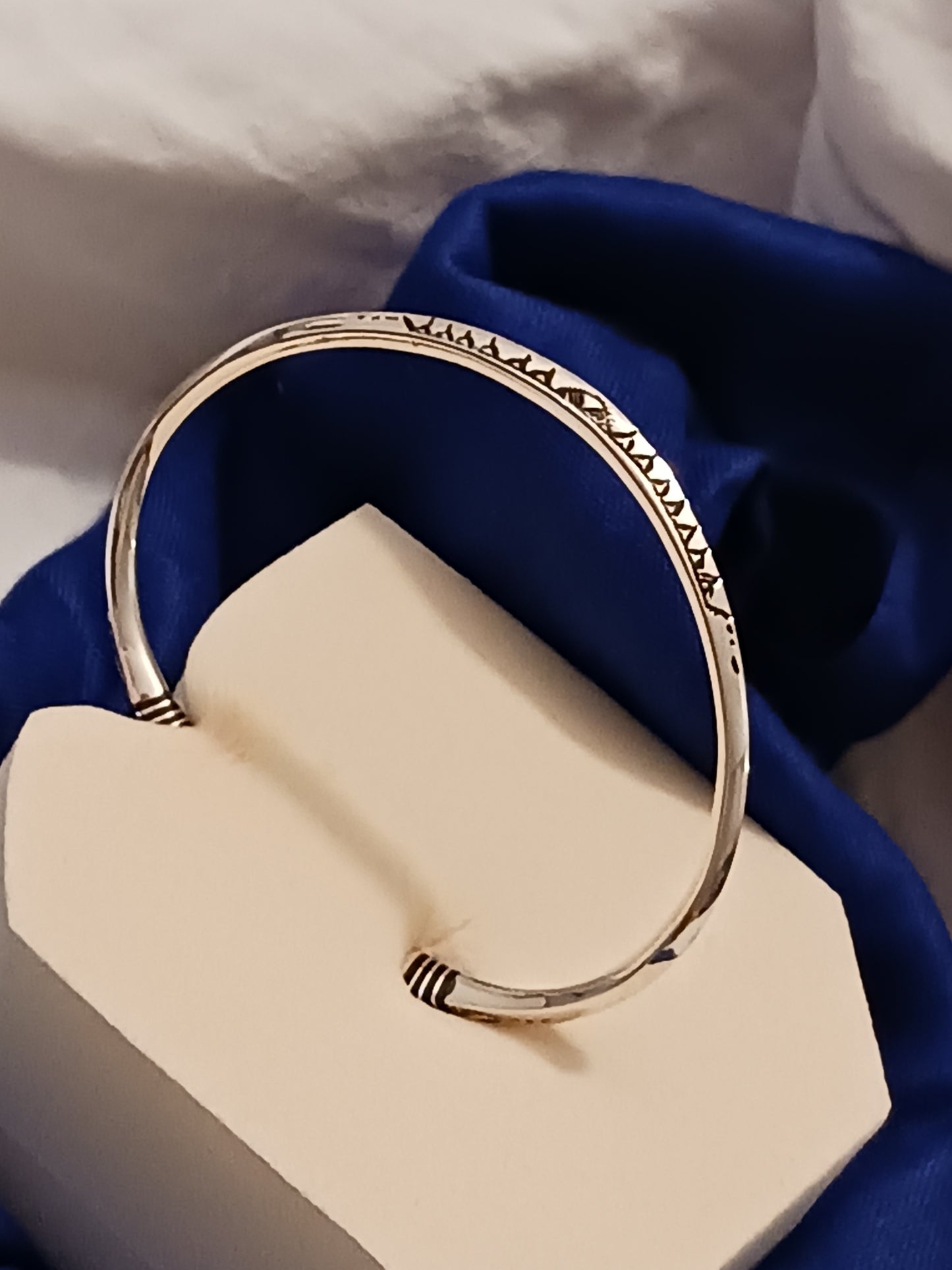 Bracelet en argent massif