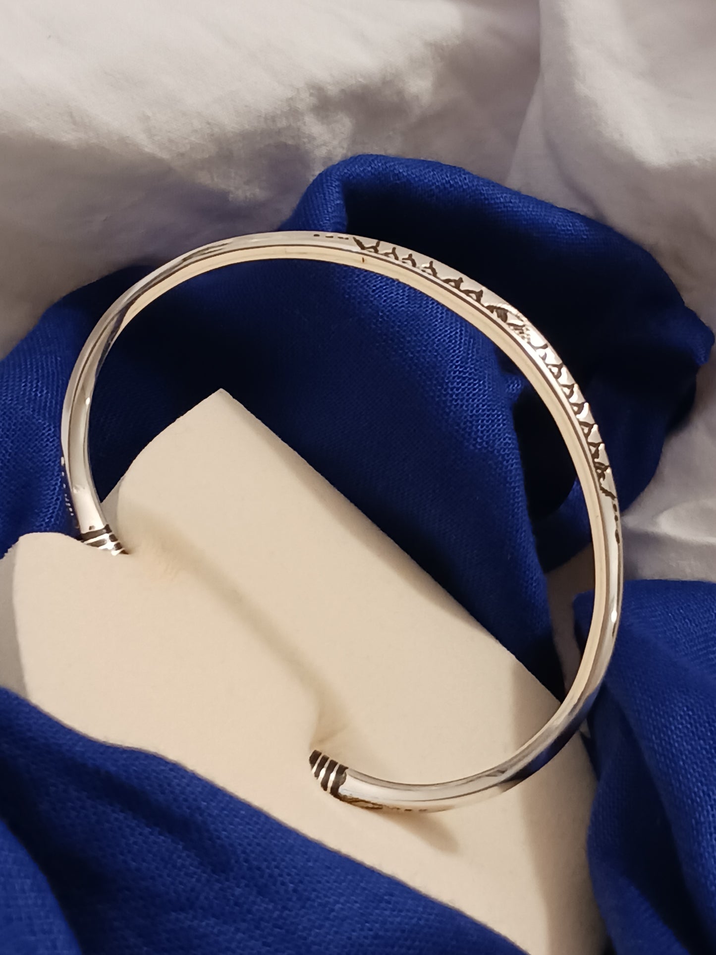 Bracelet en argent massif