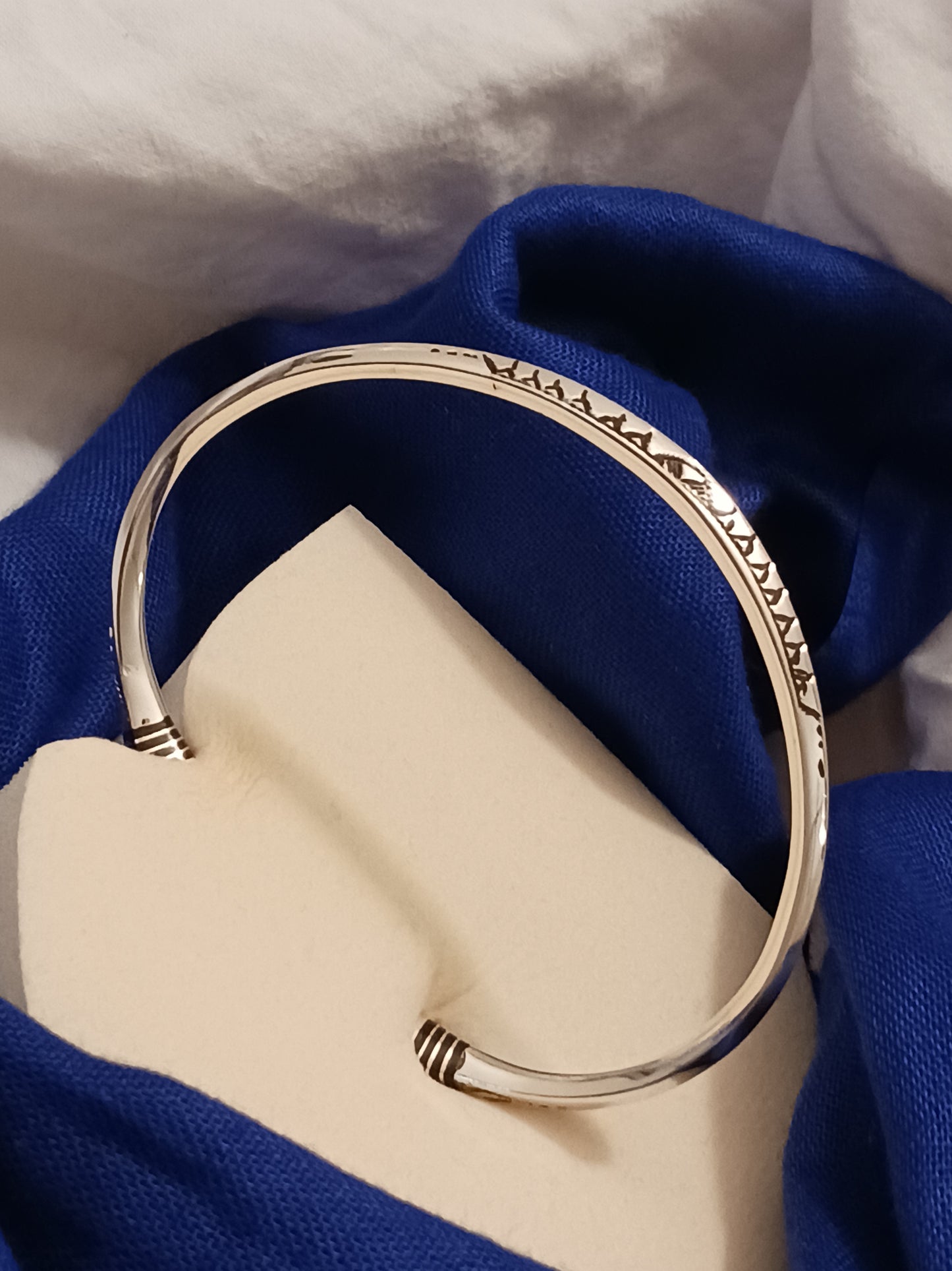 Bracelet en argent massif