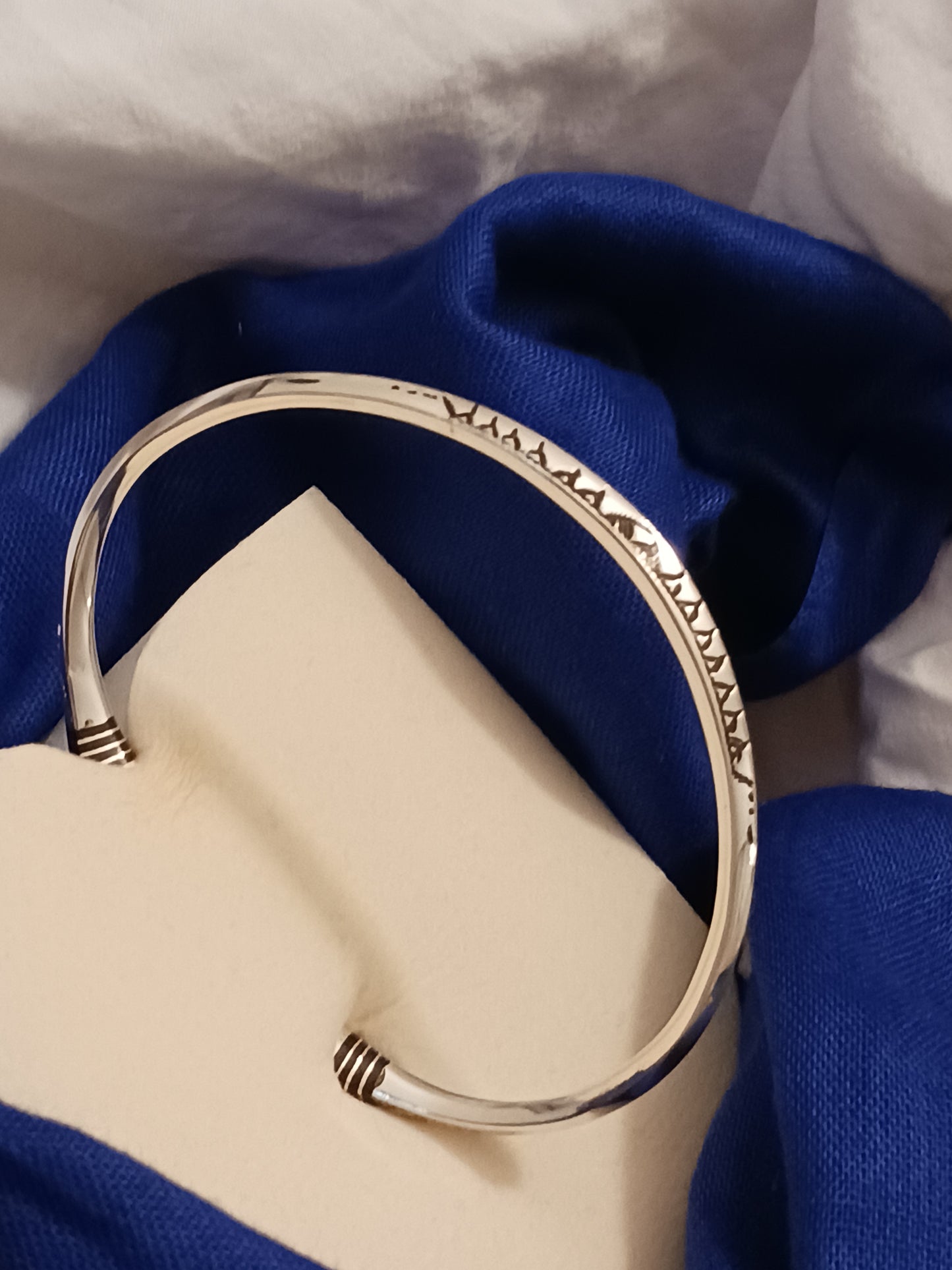 Bracelet en argent massif