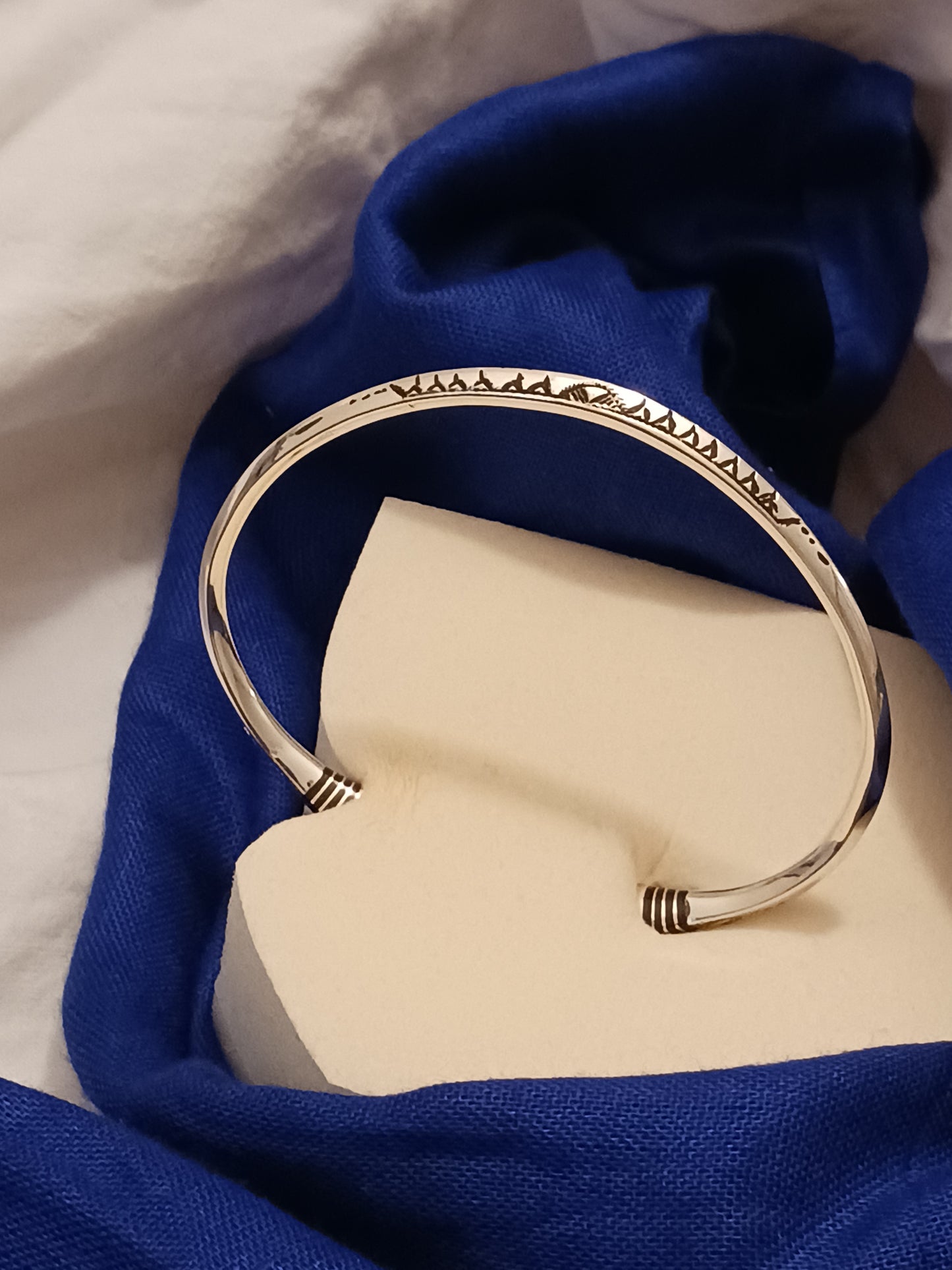 Bracelet en argent massif
