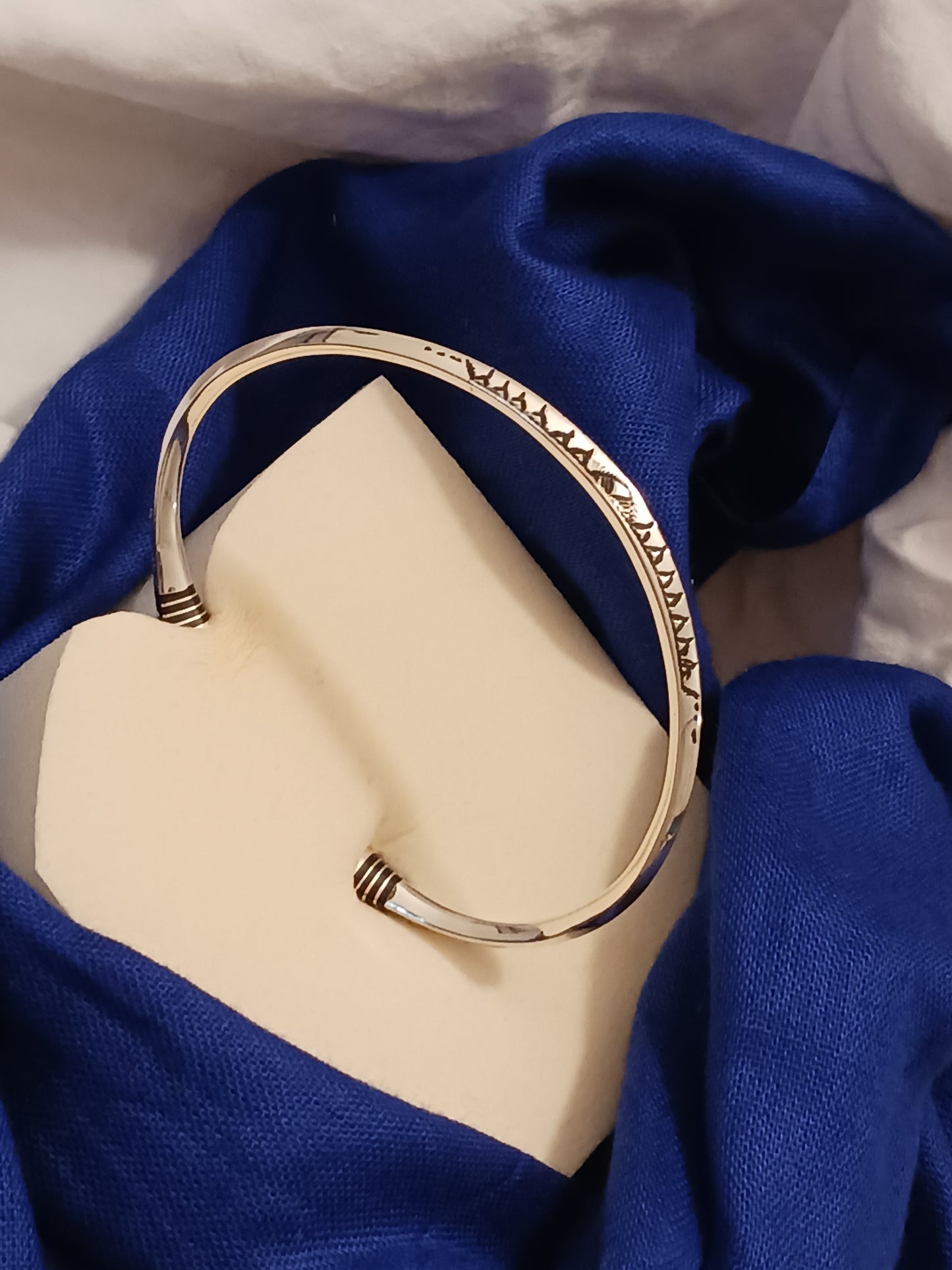 Bracelet en argent massif