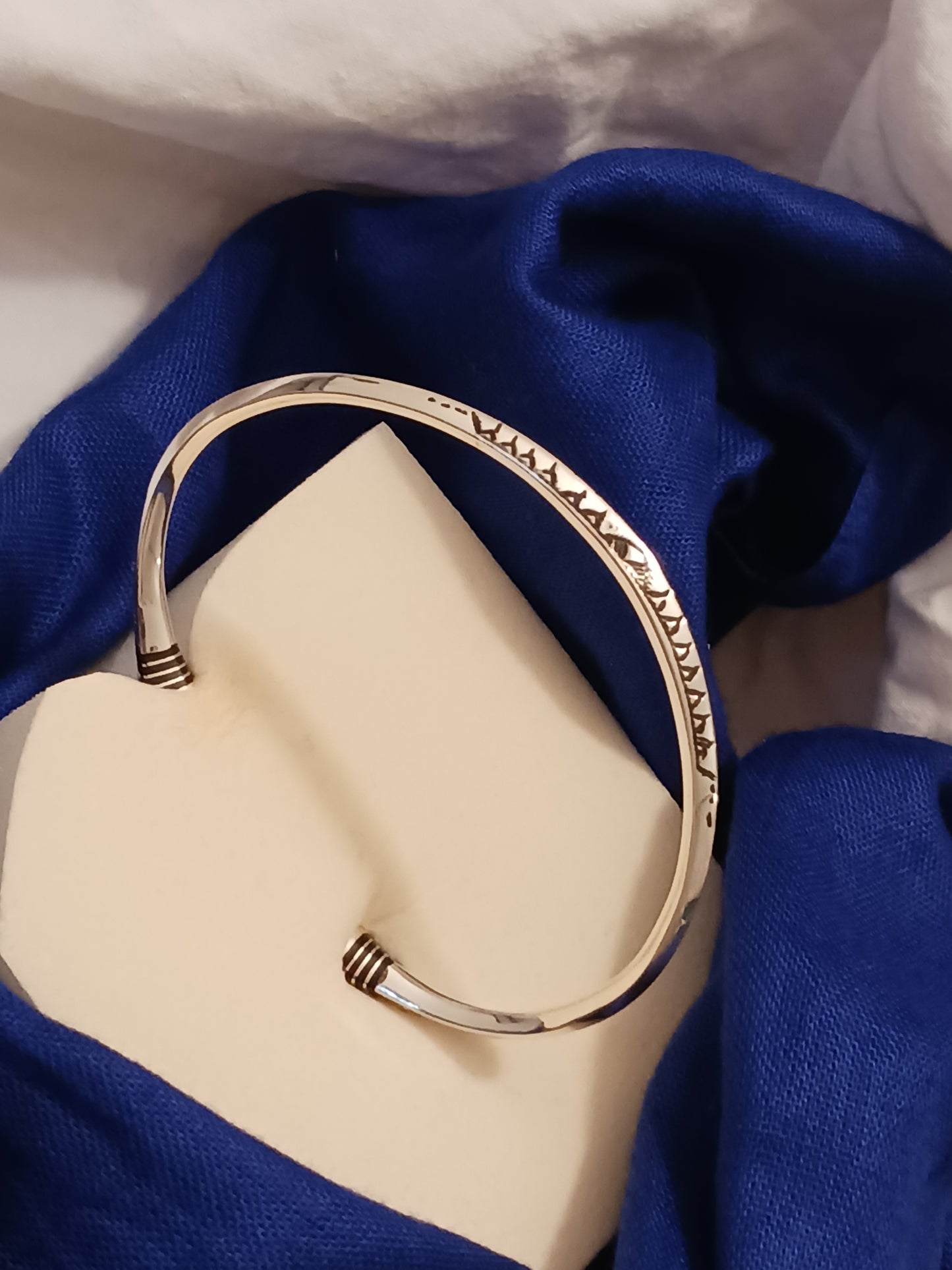 Bracelet en argent massif