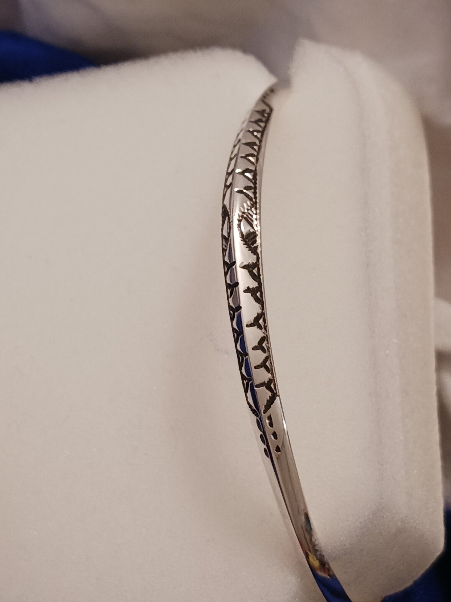 Bracelet en argent massif