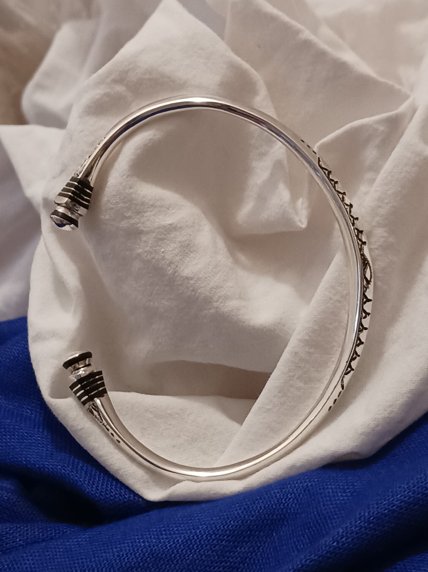 Bracelet en argent massif