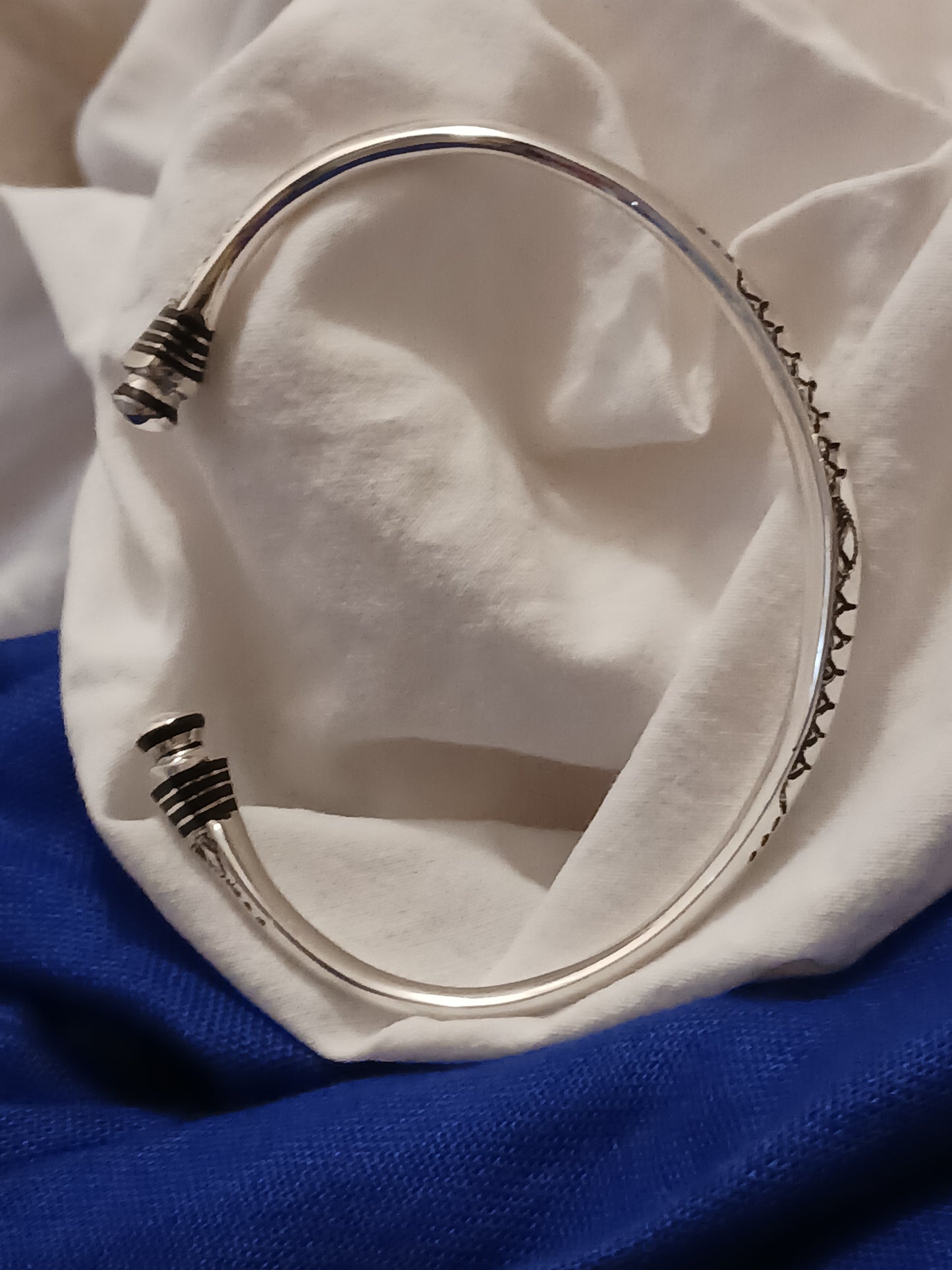 Bracelet en argent massif