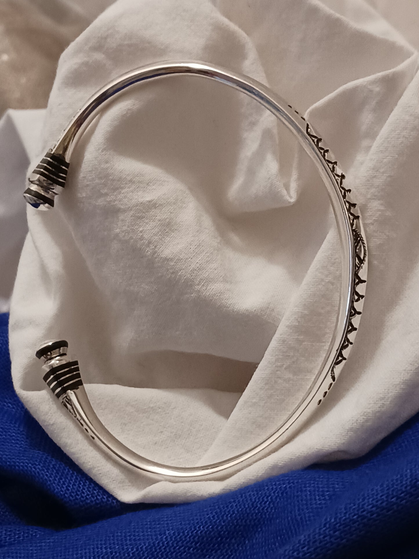 Bracelet en argent massif