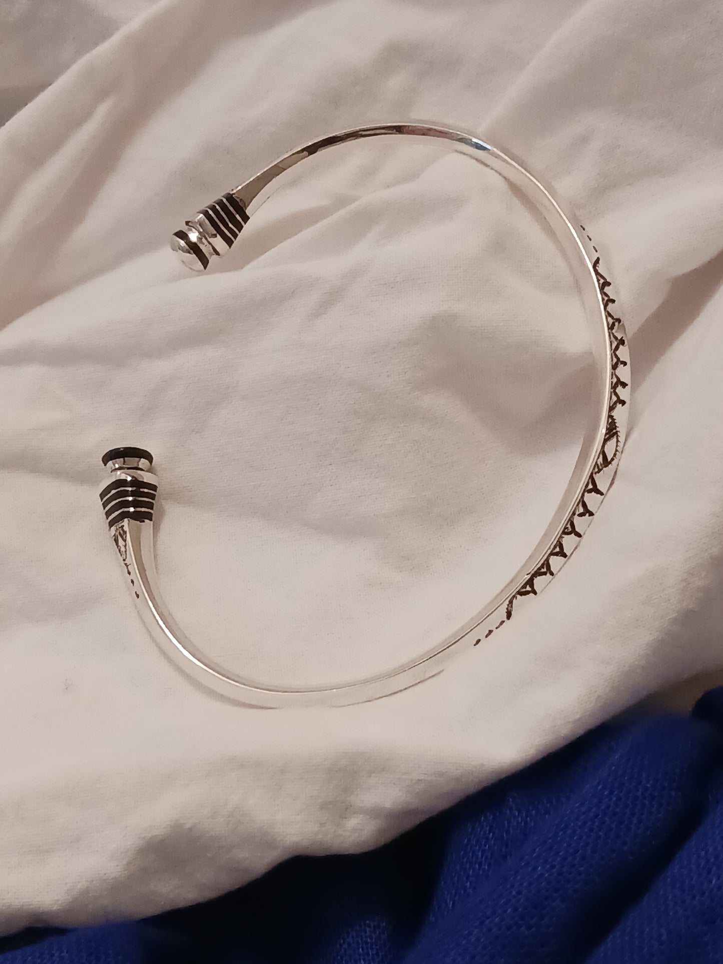 Bracelet en argent massif