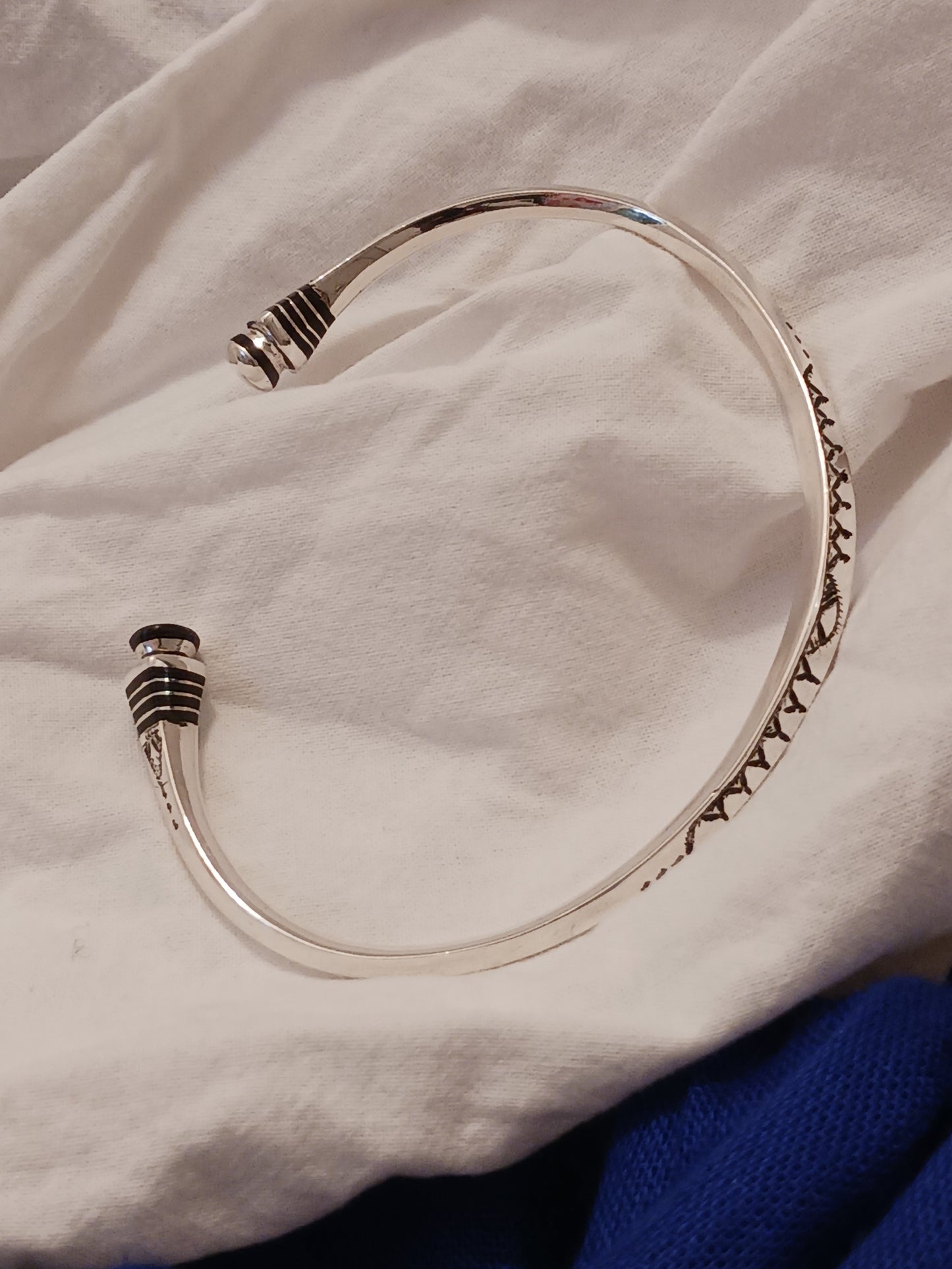 Bracelet en argent massif