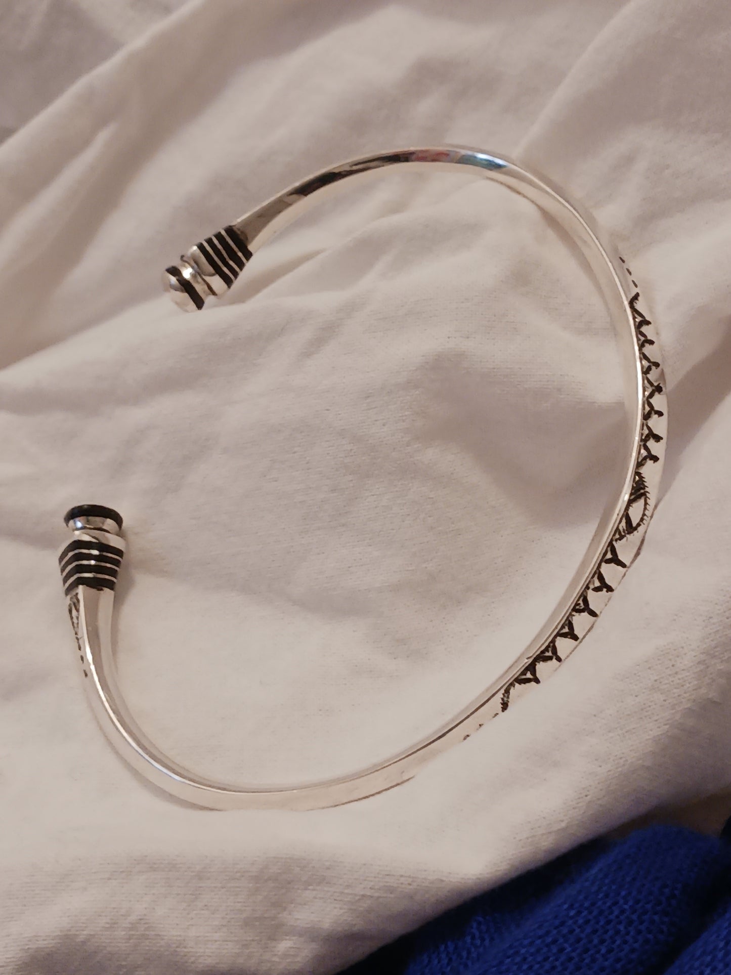 Bracelet en argent massif