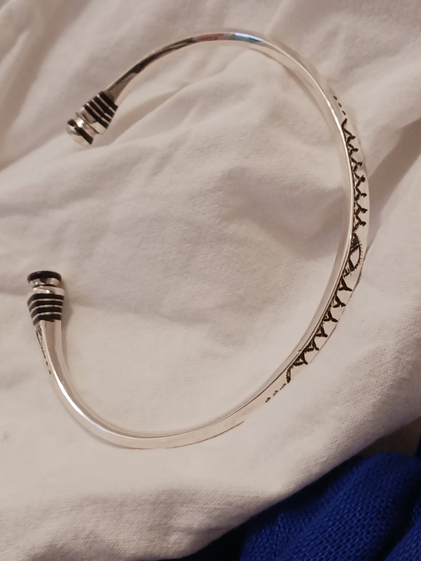 Bracelet en argent massif