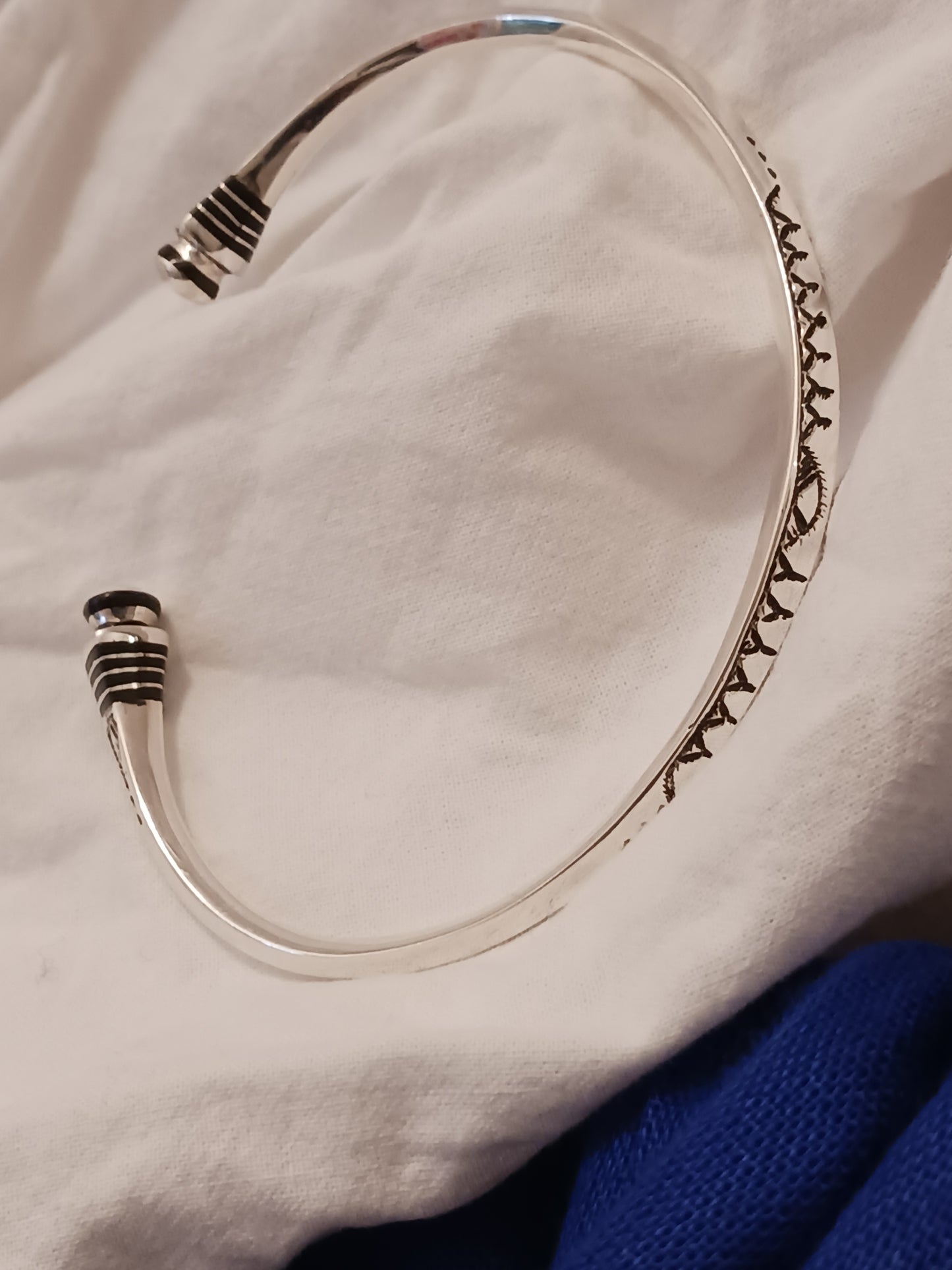 Bracelet en argent massif