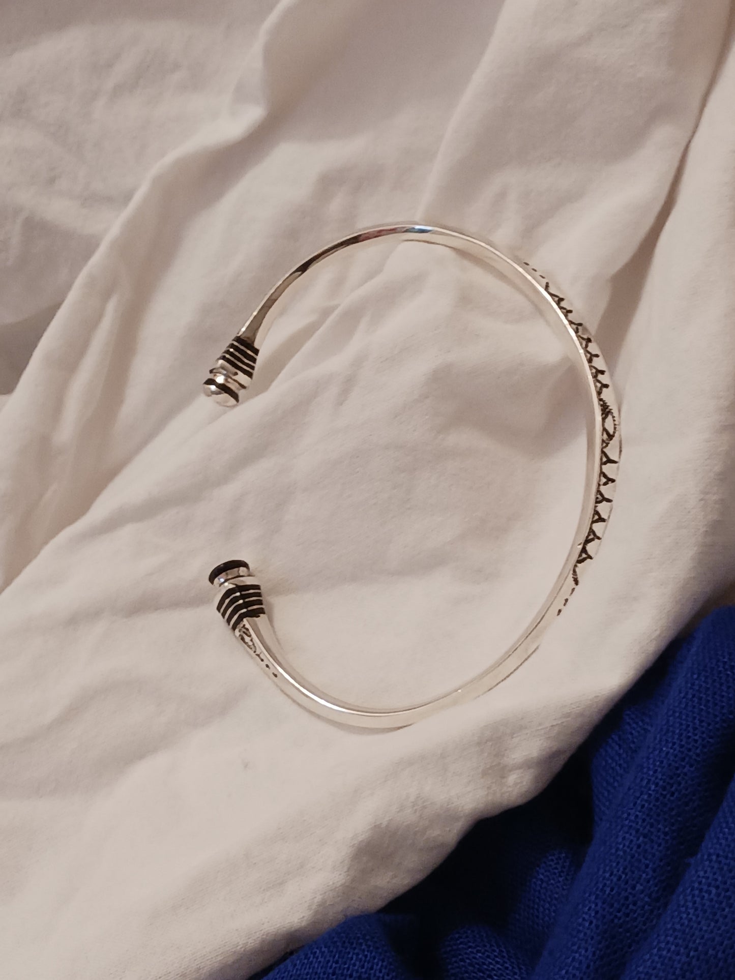 Bracelet en argent massif