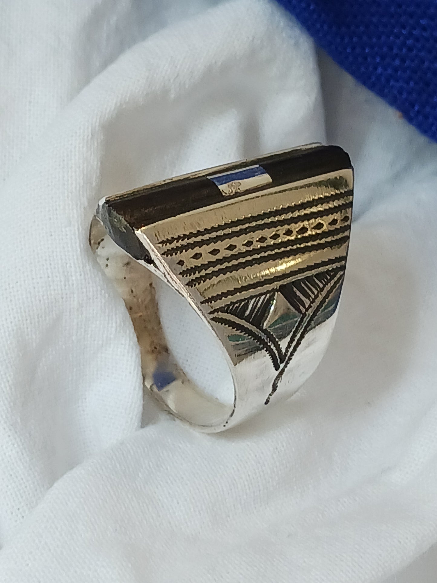 Bague touareg en argent massif