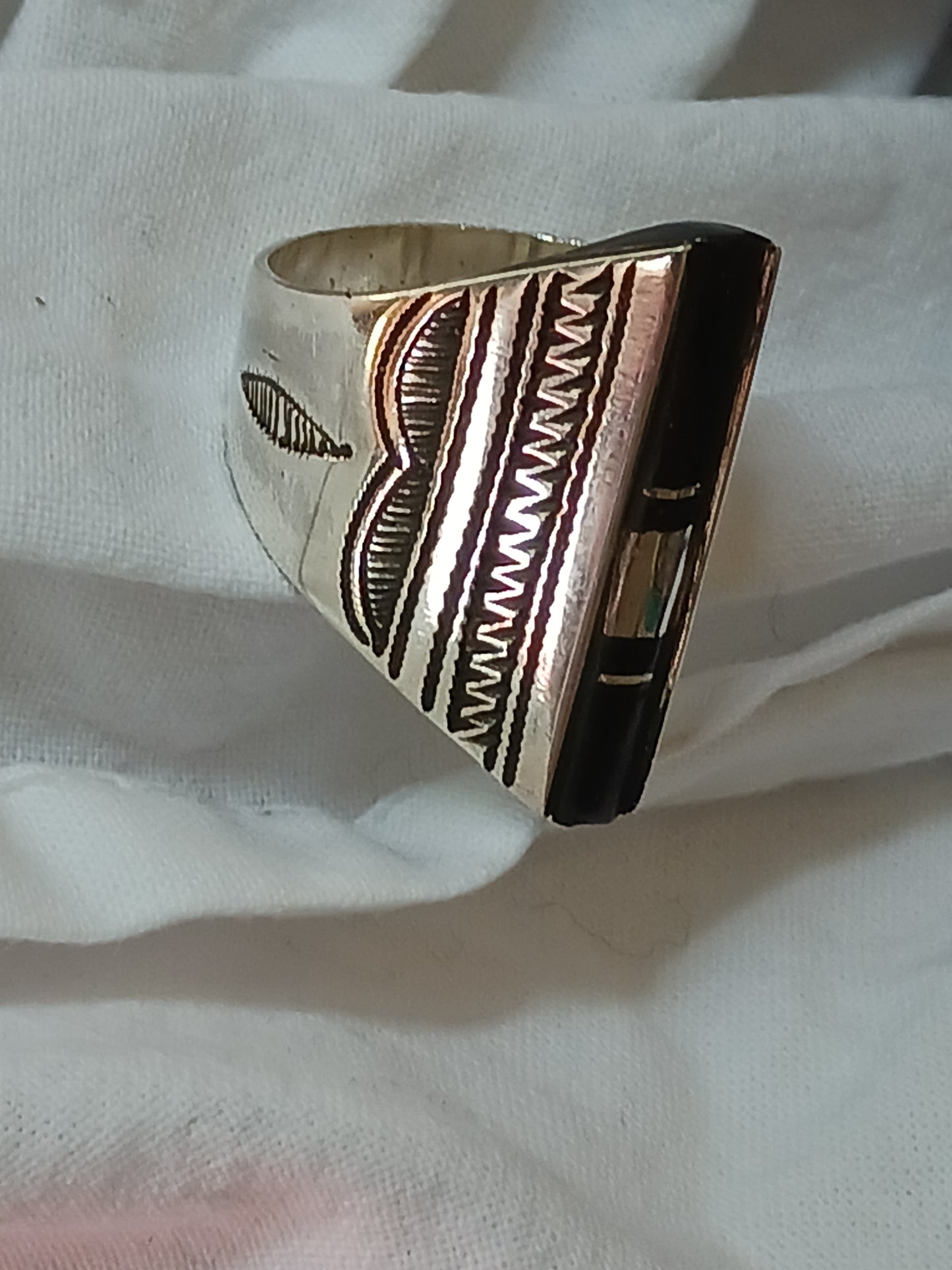 Bague touareg en argent massif