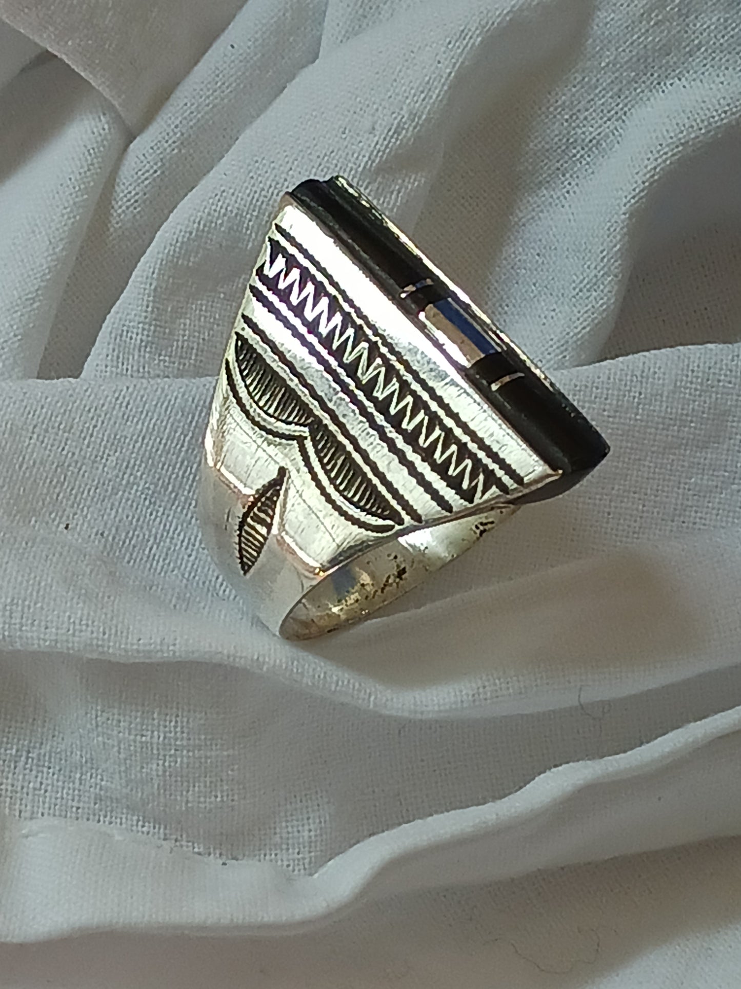 Bague touareg en argent massif