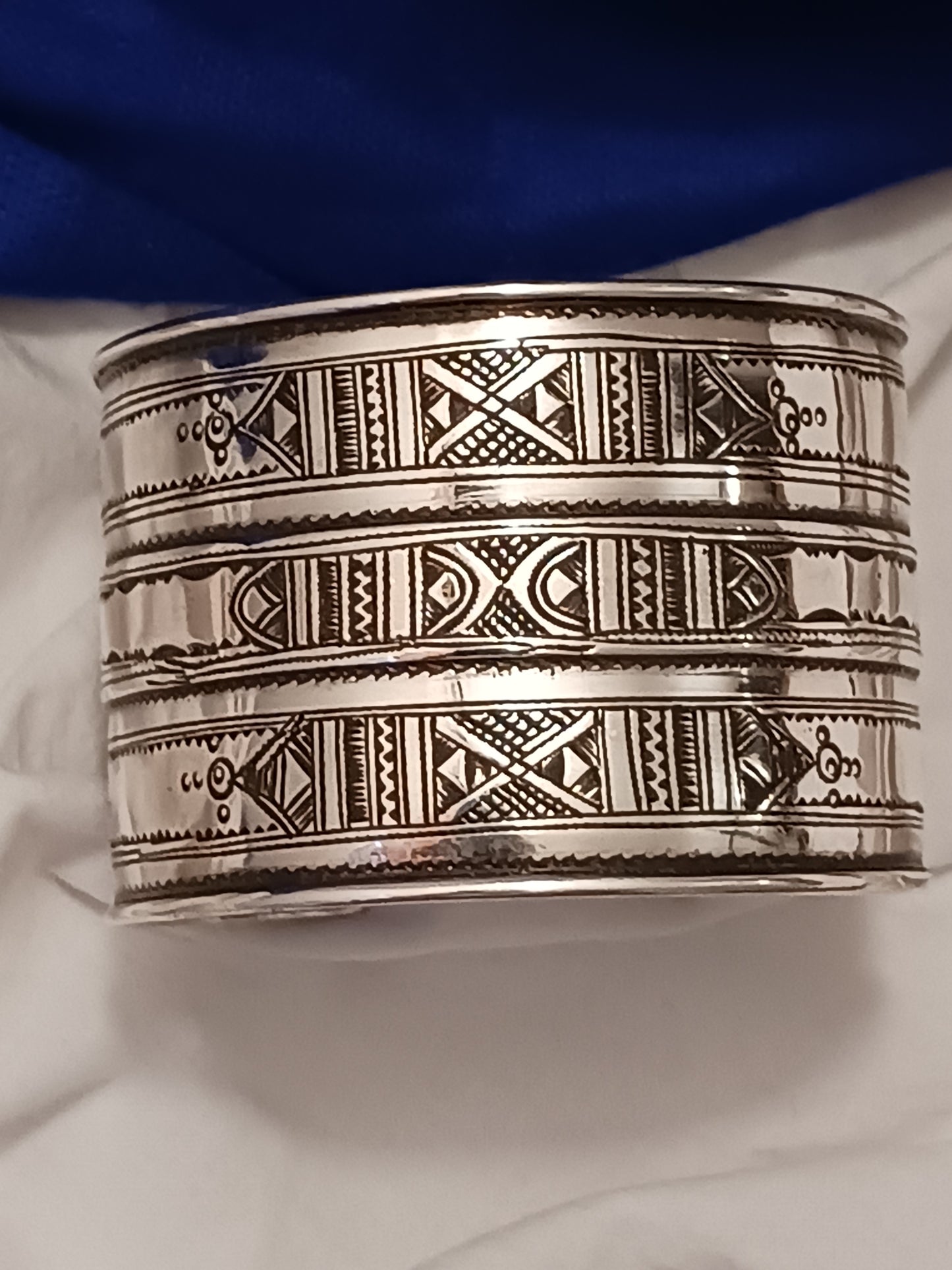 Bracelet en argent massif