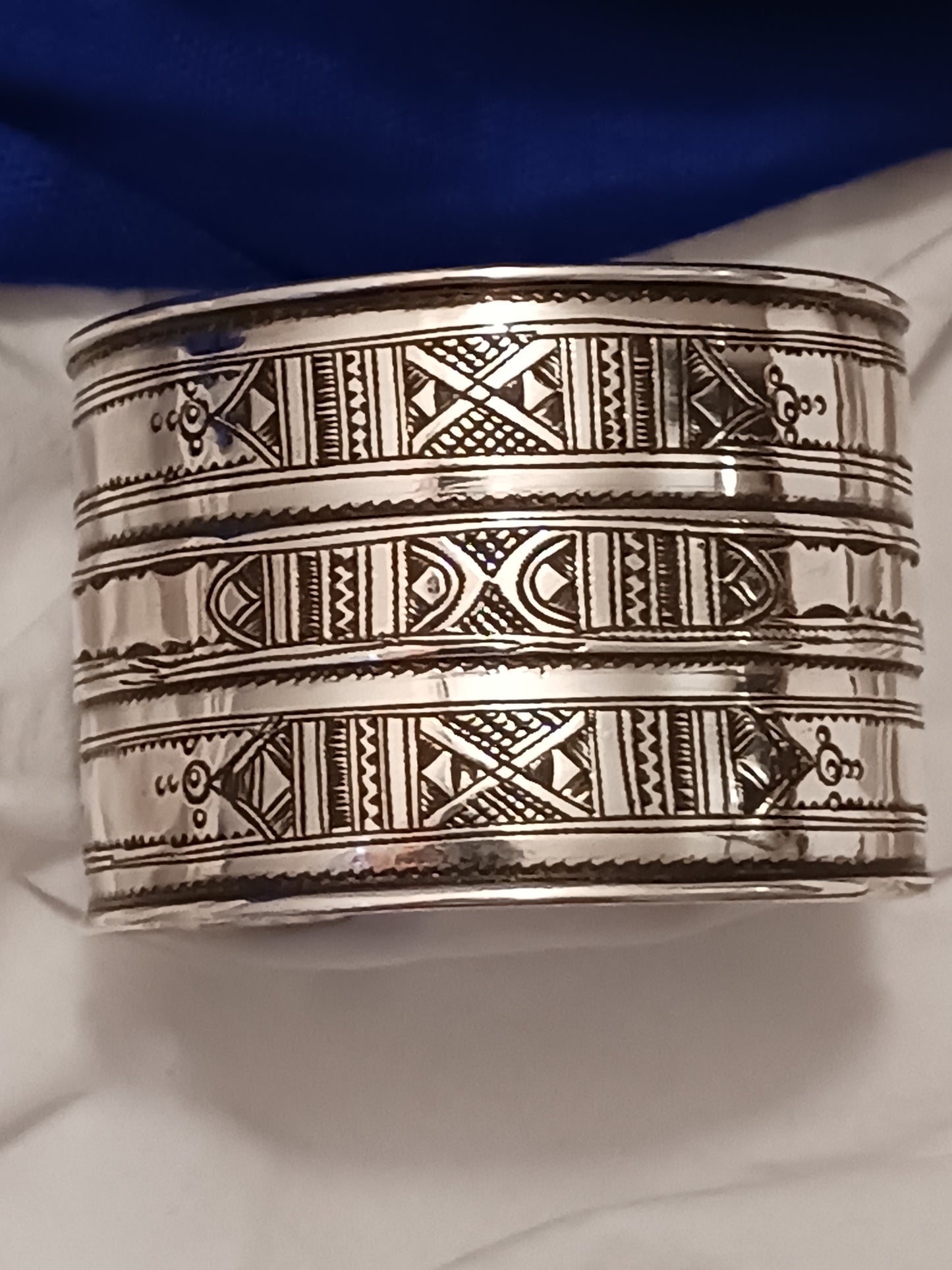 Bracelet en argent massif