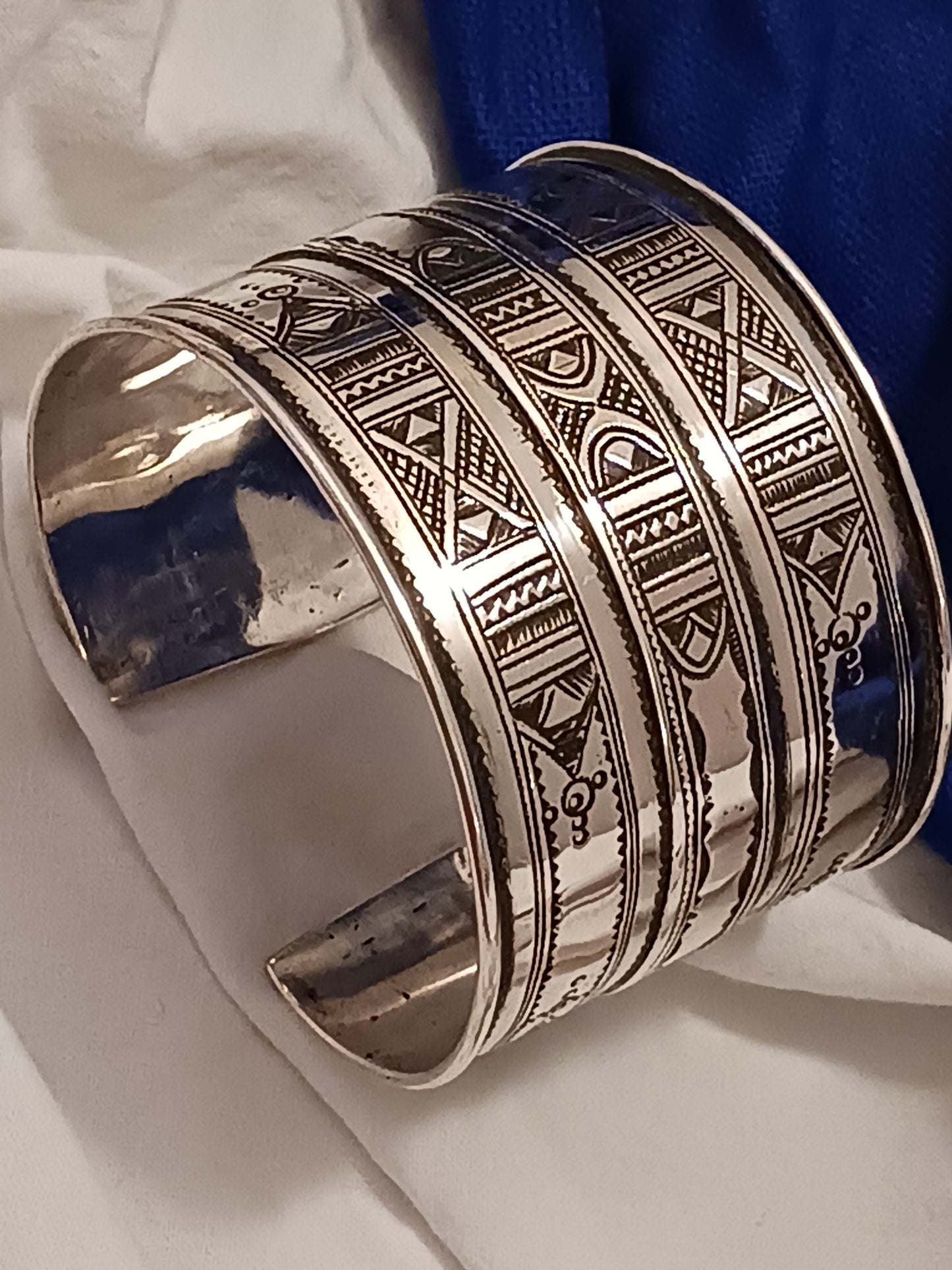 Bracelet en argent massif