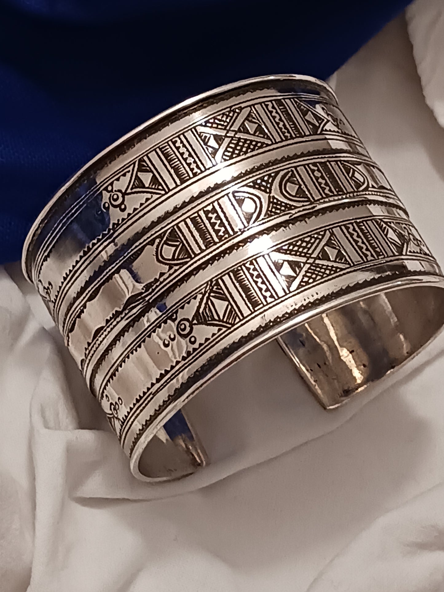 Bracelet en argent massif