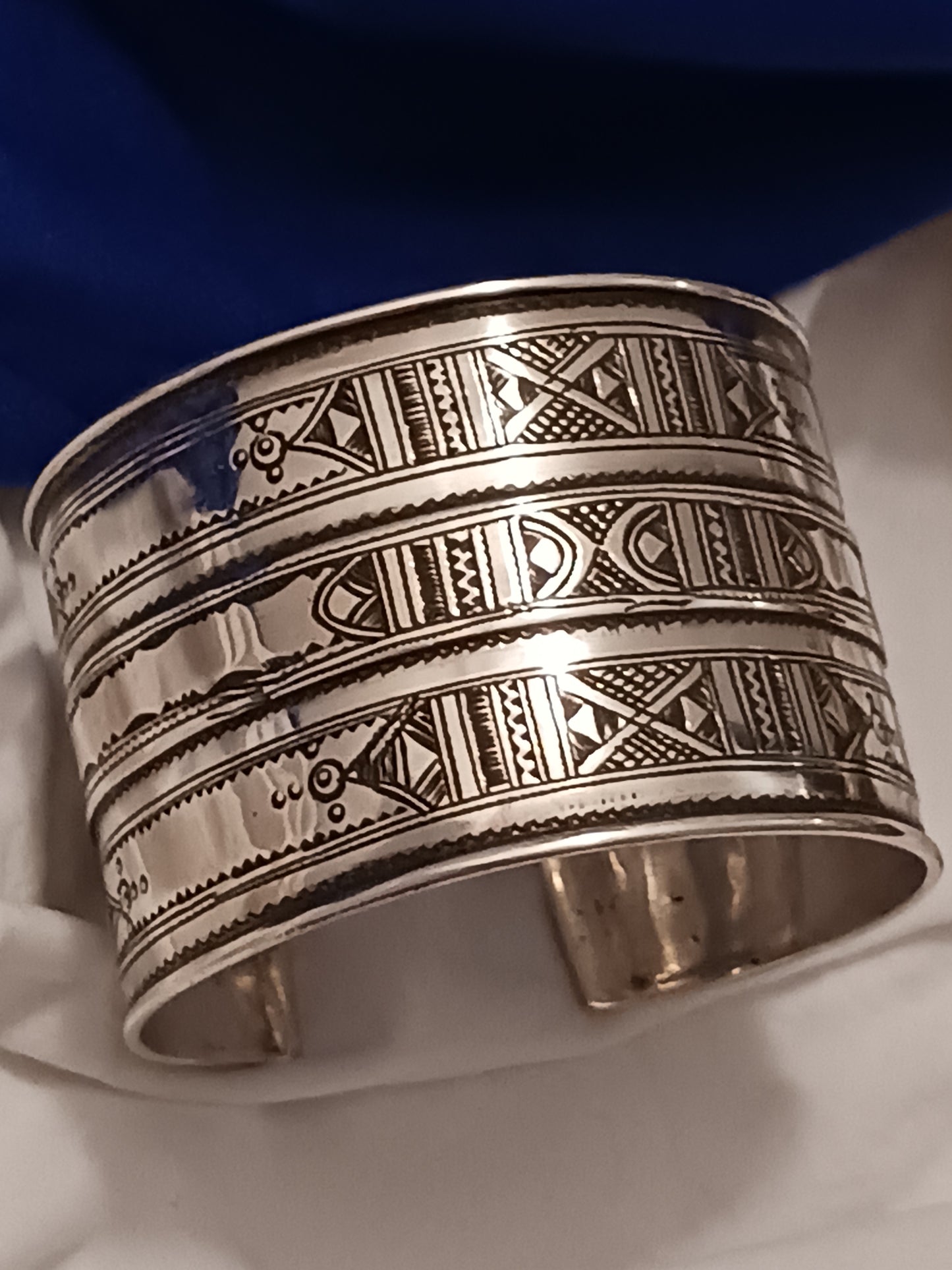 Bracelet en argent massif