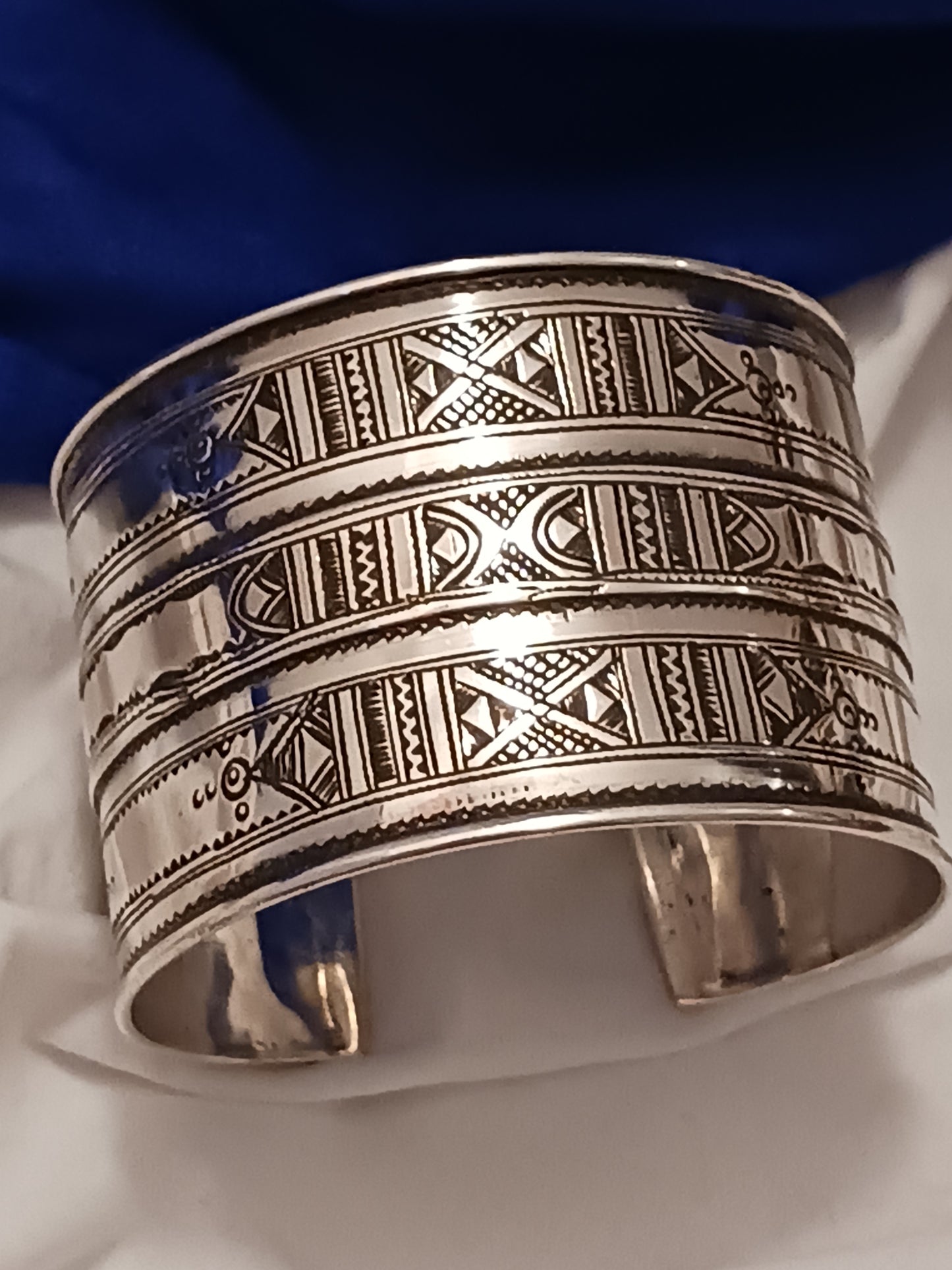 Bracelet en argent massif