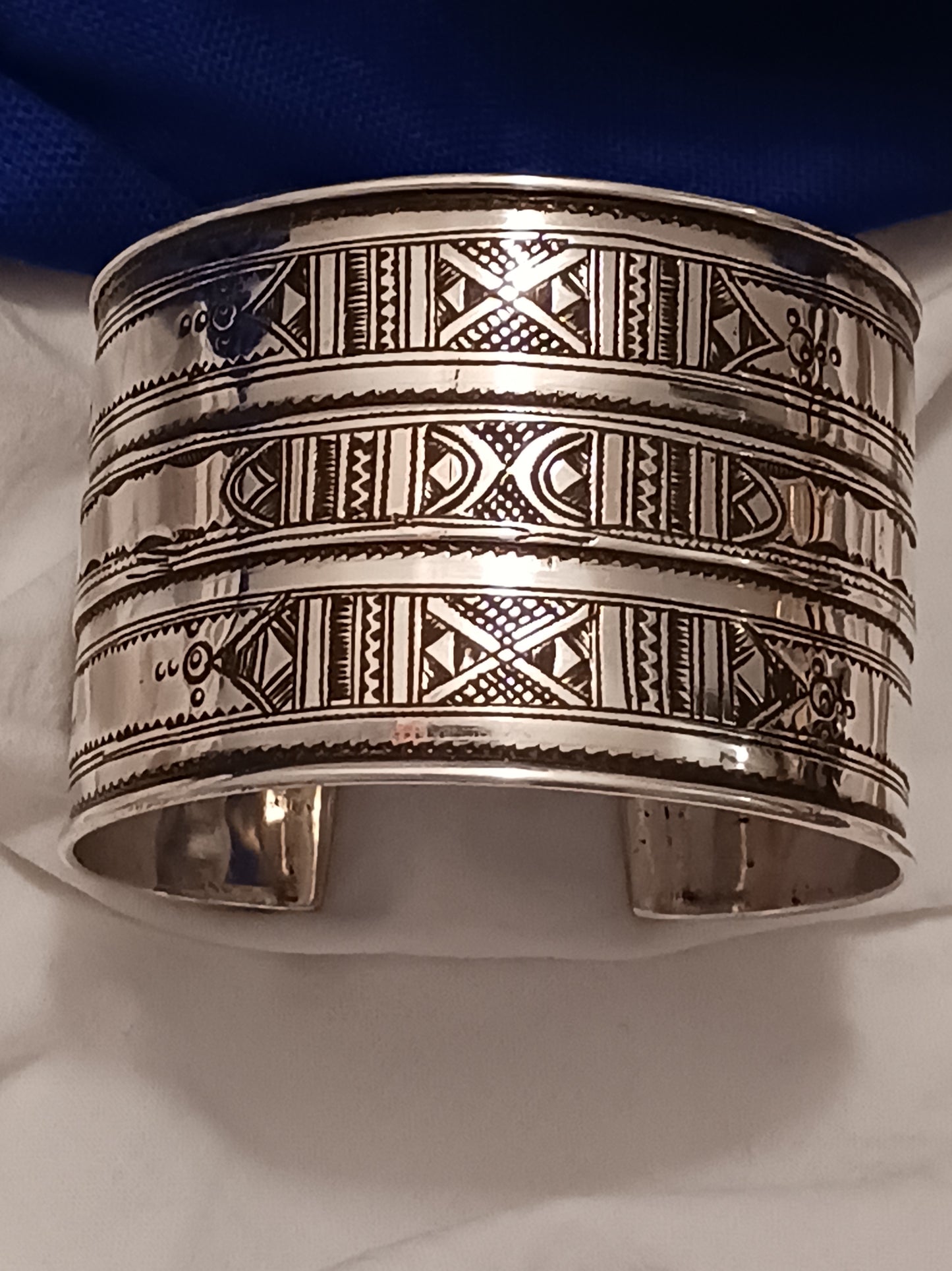 Bracelet en argent massif