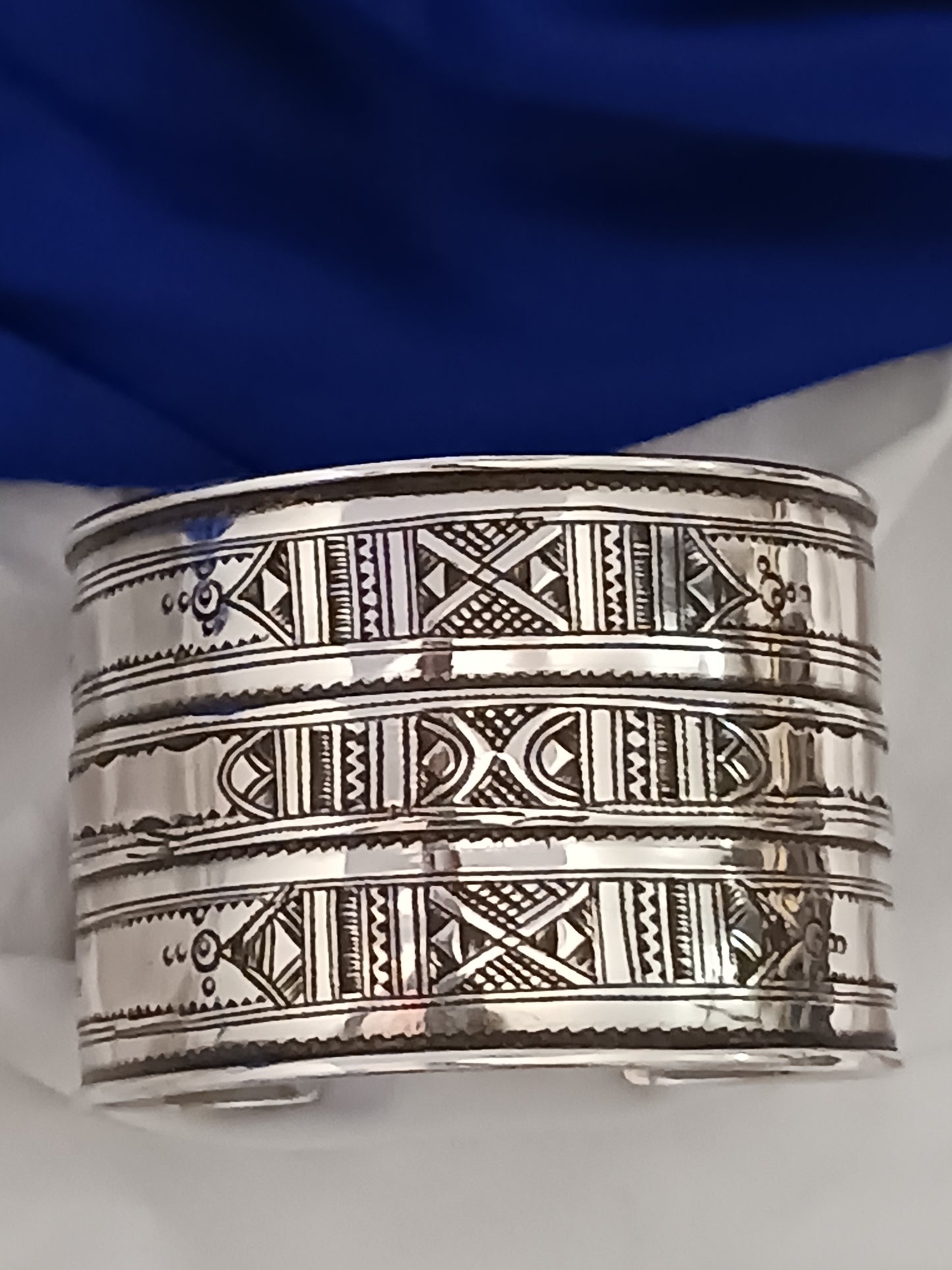 Bracelet en argent massif