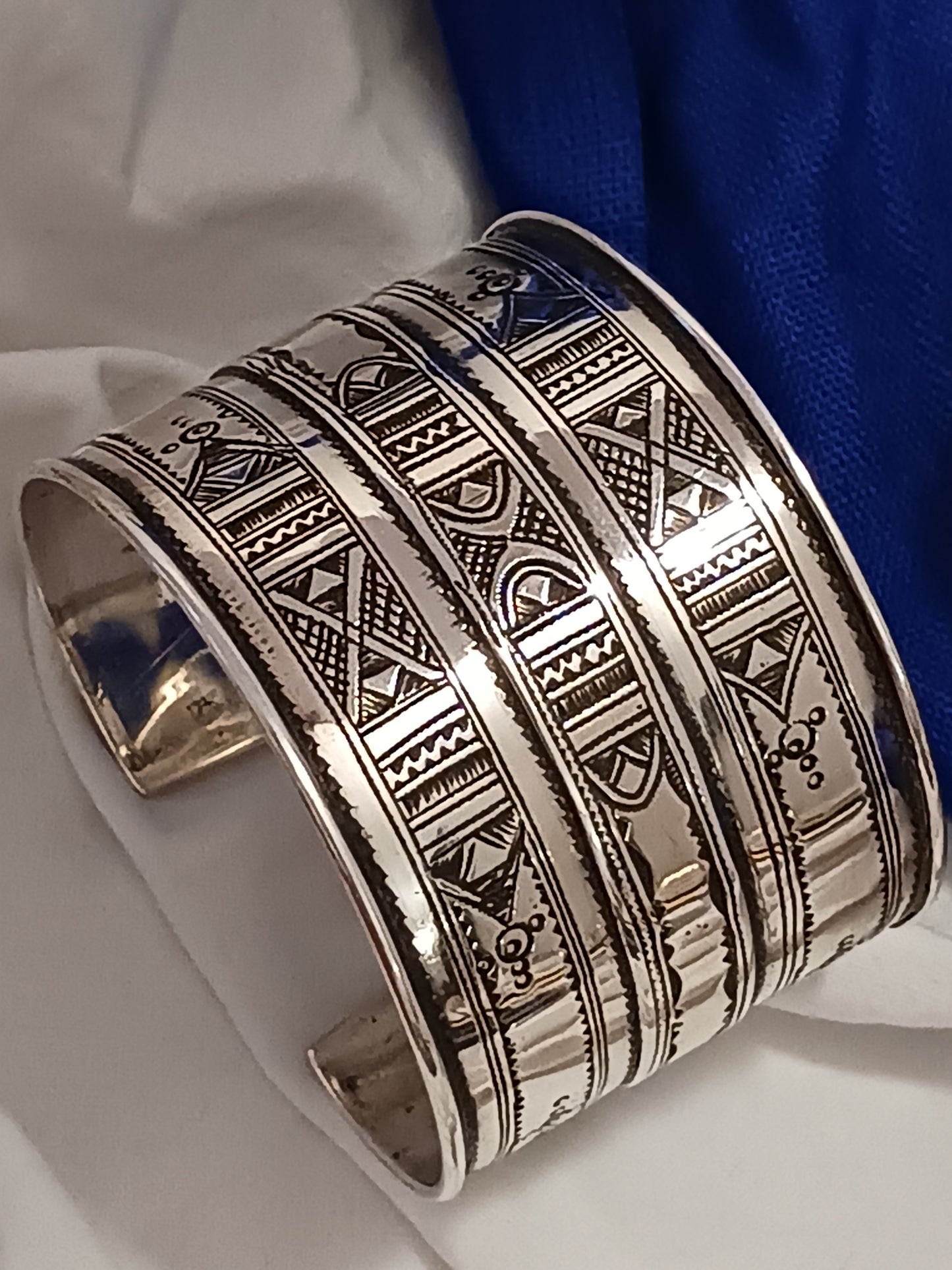Bracelet en argent massif