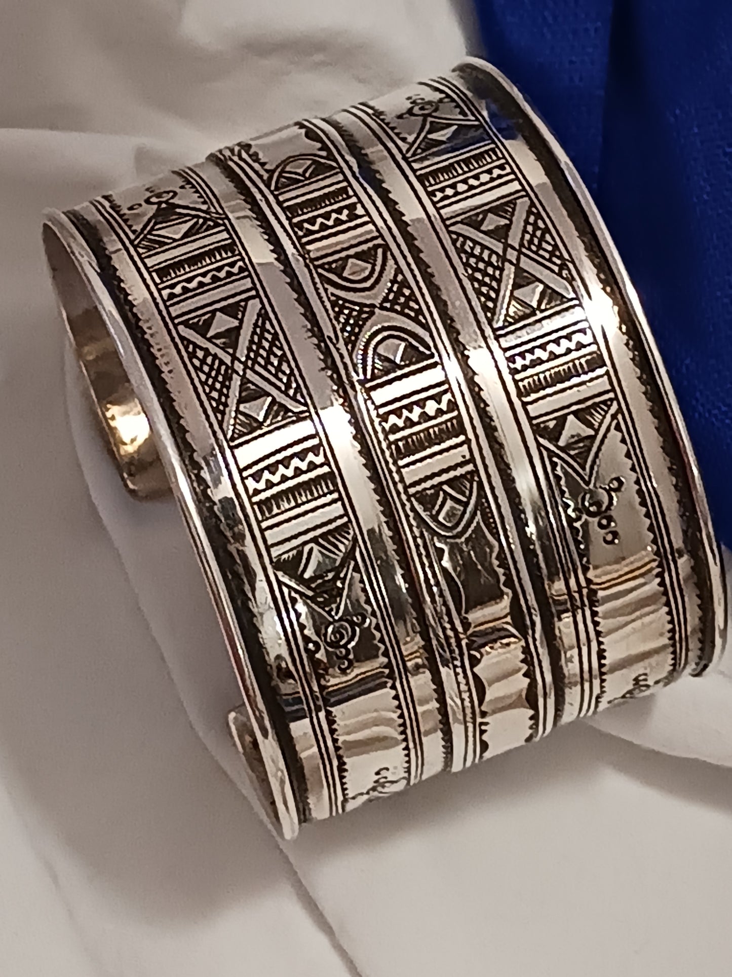 Bracelet en argent massif