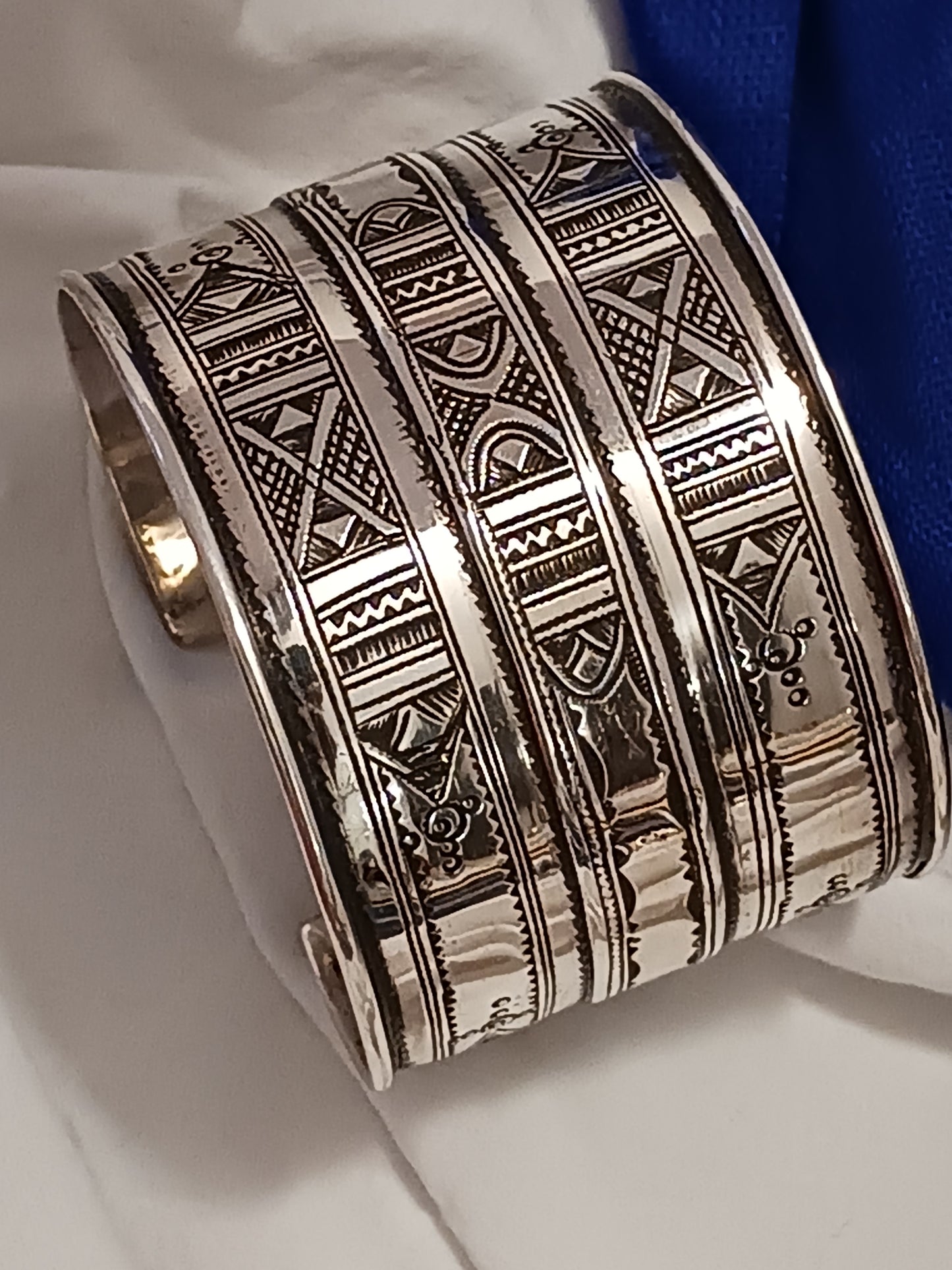 Bracelet en argent massif