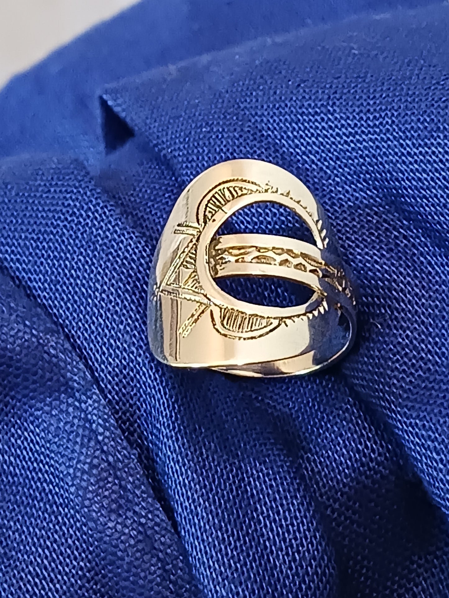 Bague touareg en argent massif