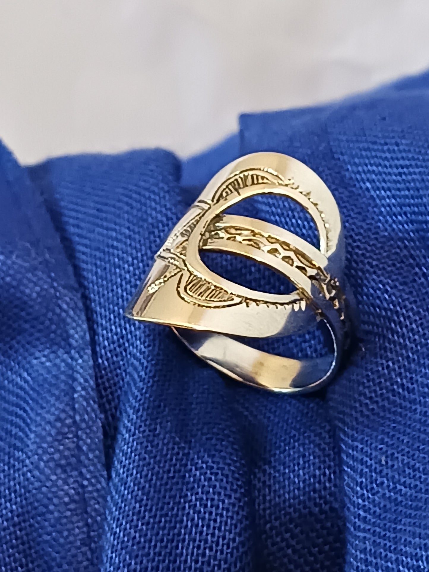 Bague touareg en argent massif